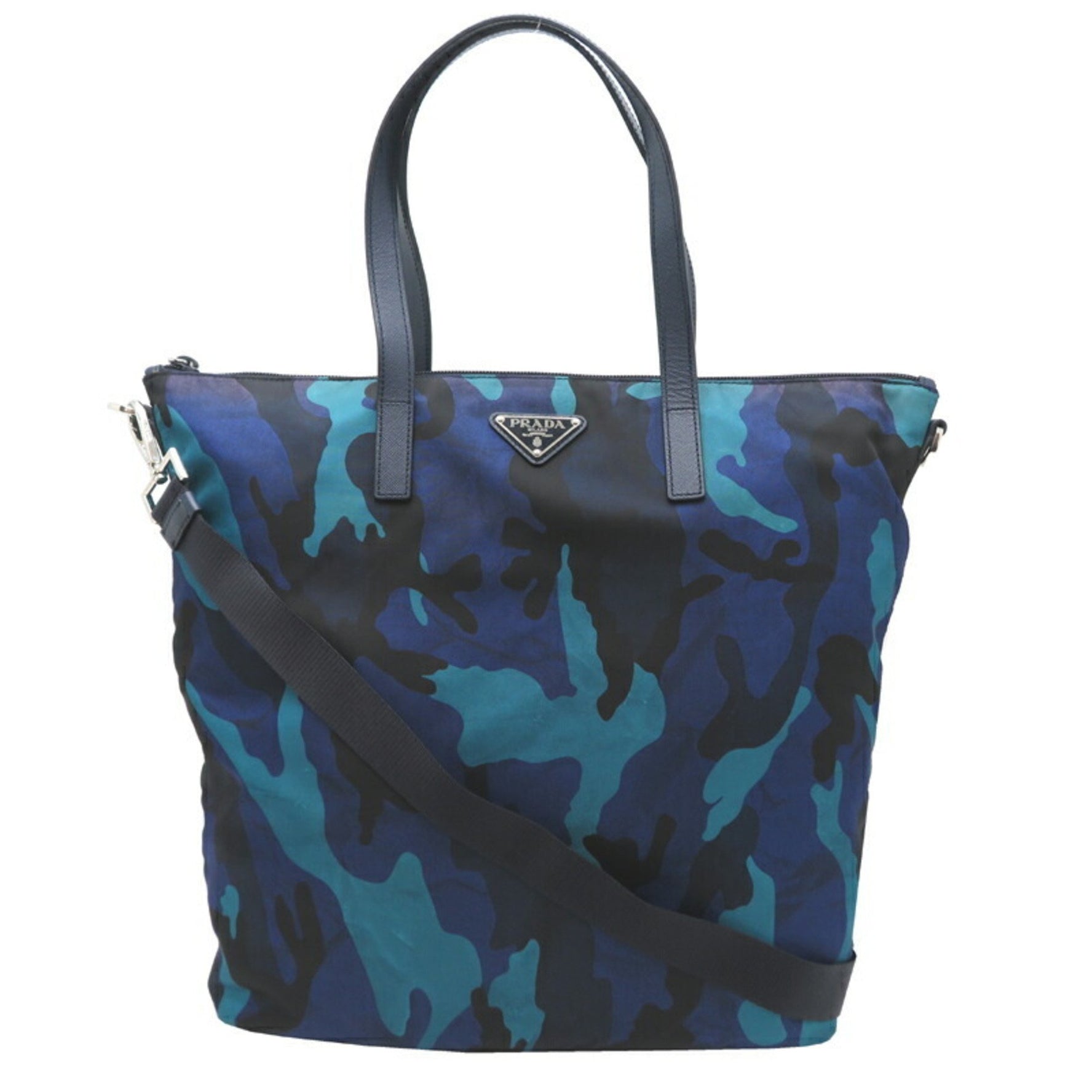 Prada Tessuto Camouflage Tote Bag Nylon