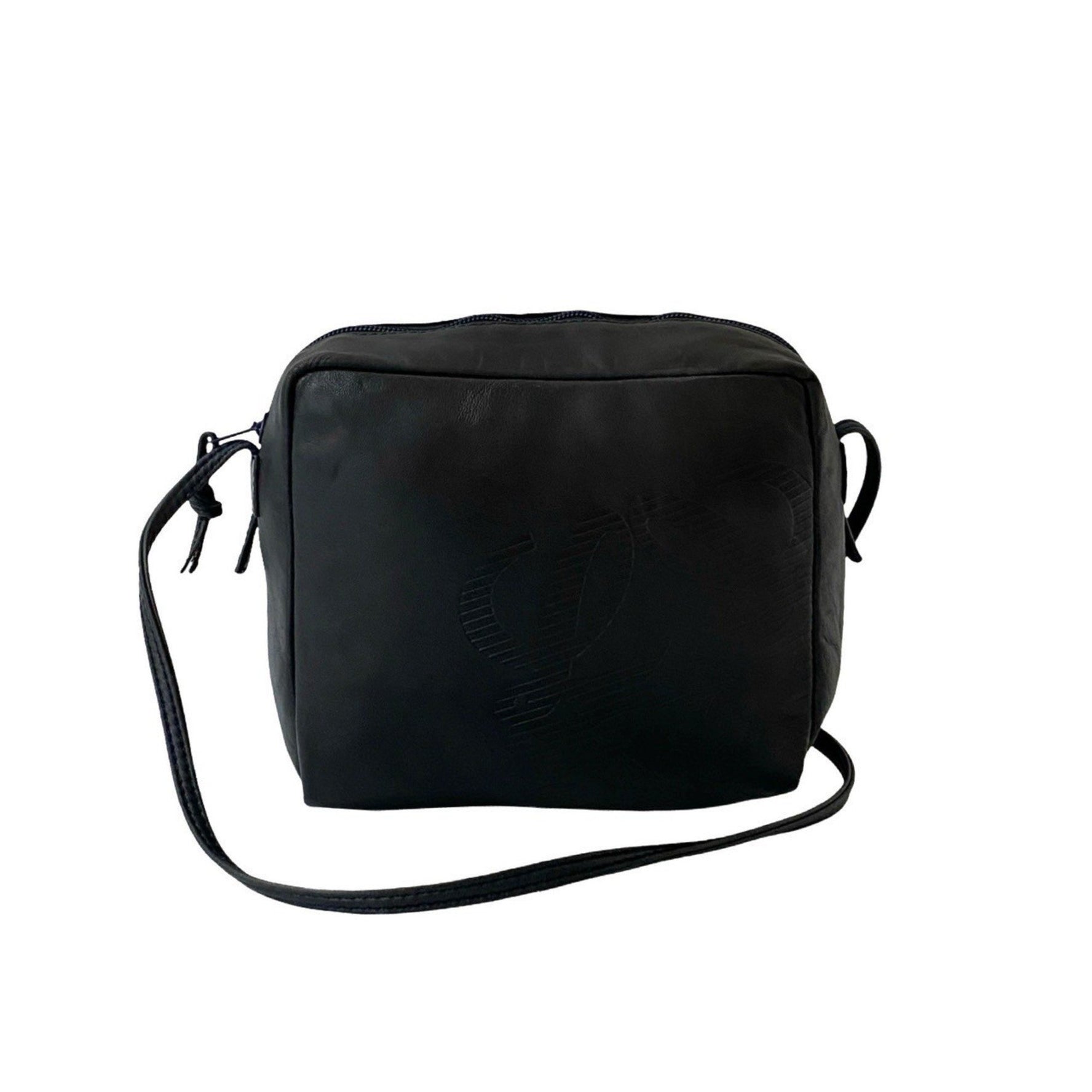 LOEWE Anagram Logo Nappa Leather Mini Shoulder Bag/Pochette in Dark