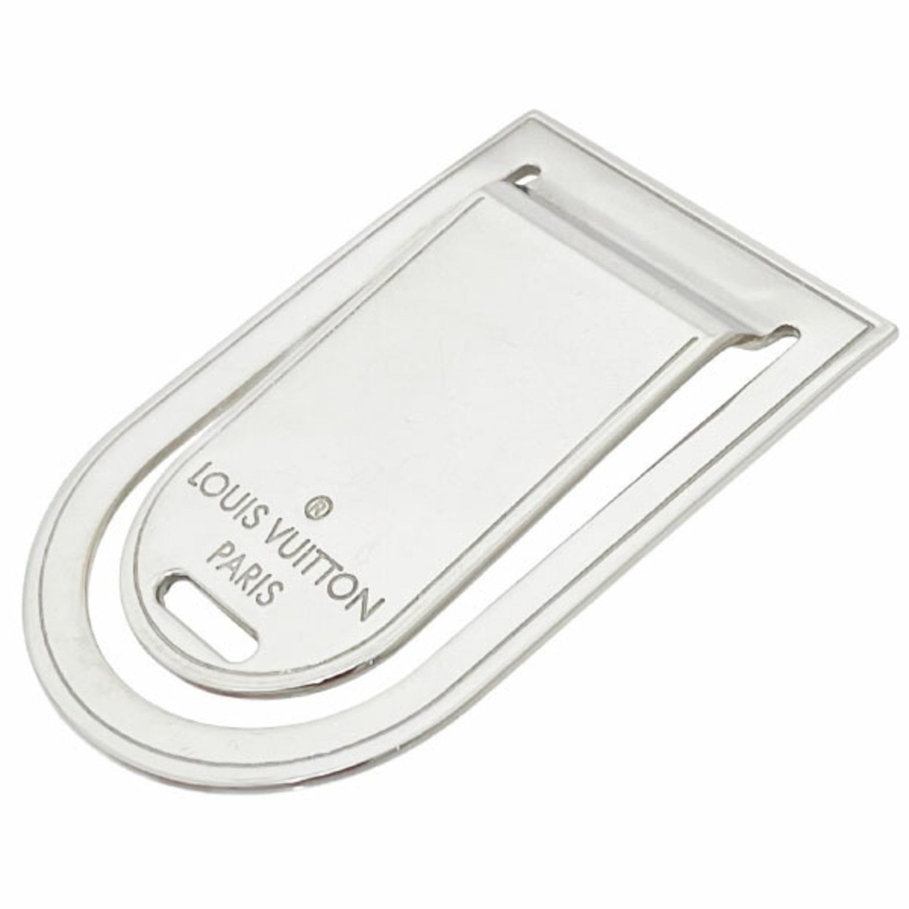 Louis Vuitton Money Clip, Porte Address, Metal, Bill Wallet