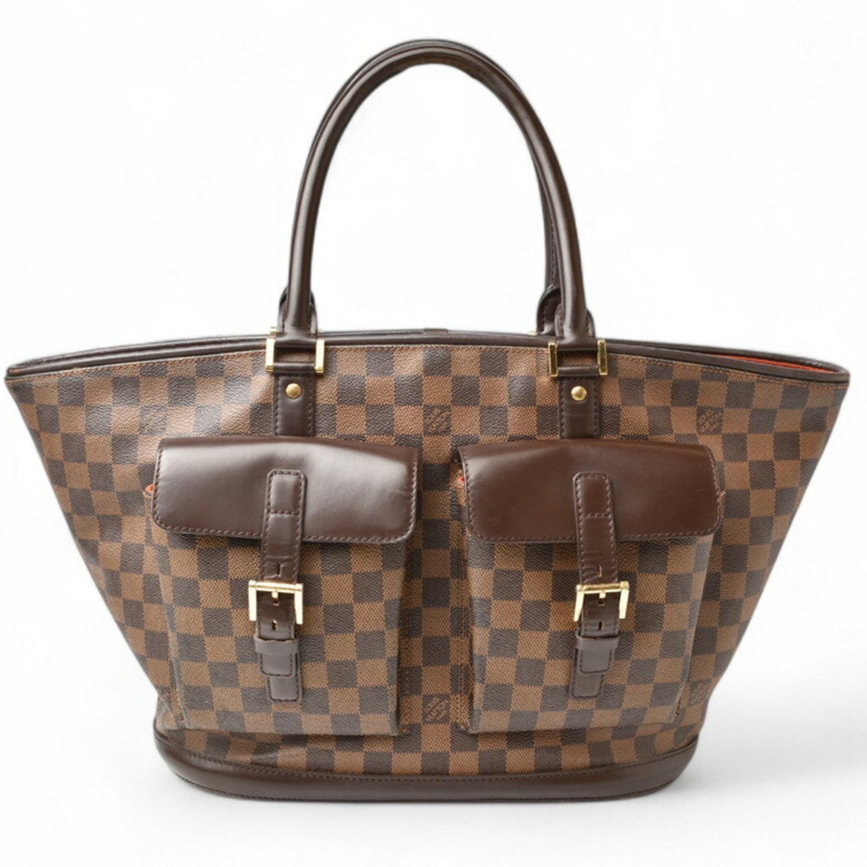Louis Vuitton Tote Bag Shoulder Compatible Damier Manosque GM Ebene