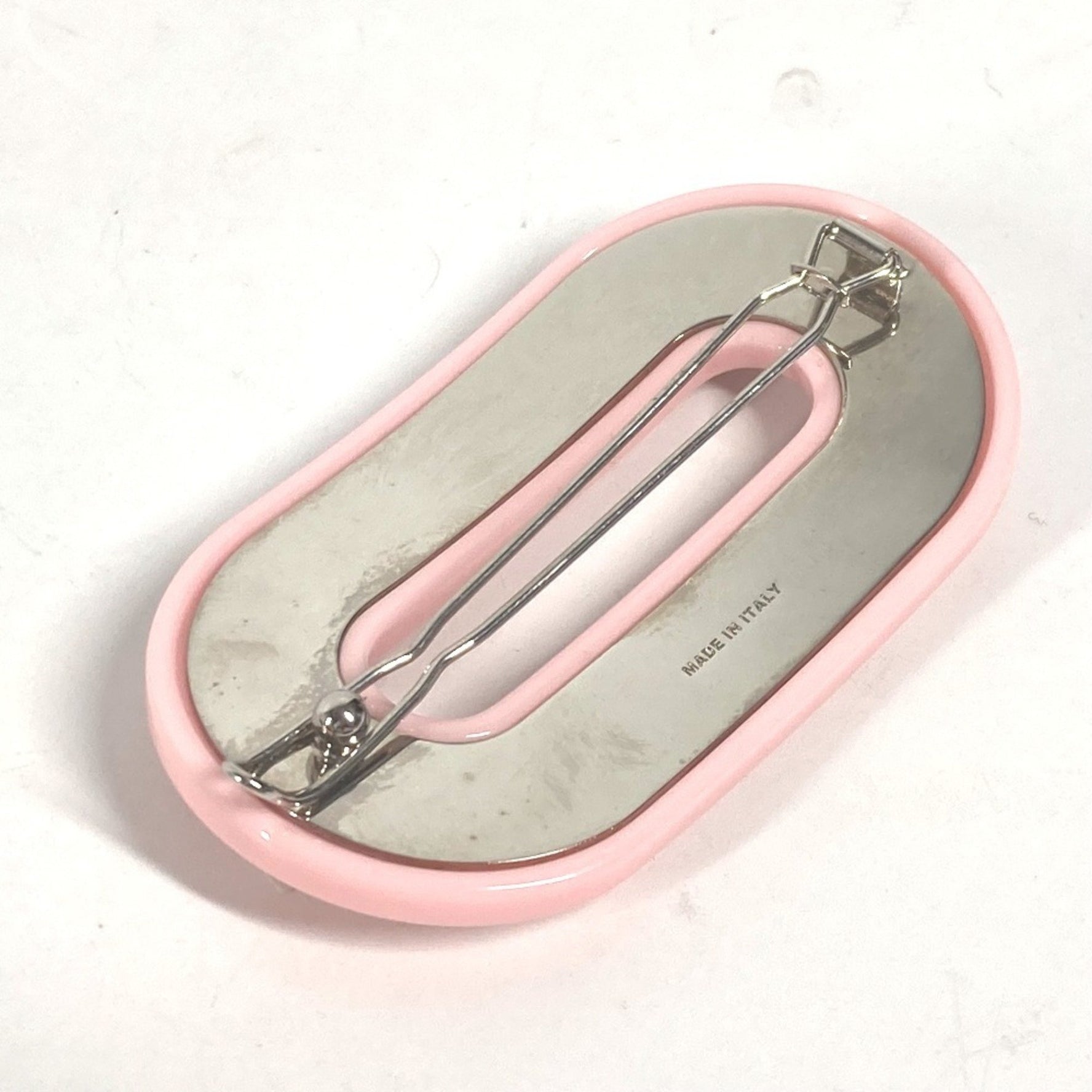 Miu Miu miu miu Hairpin Rhinestone Hair Barrette Plastic