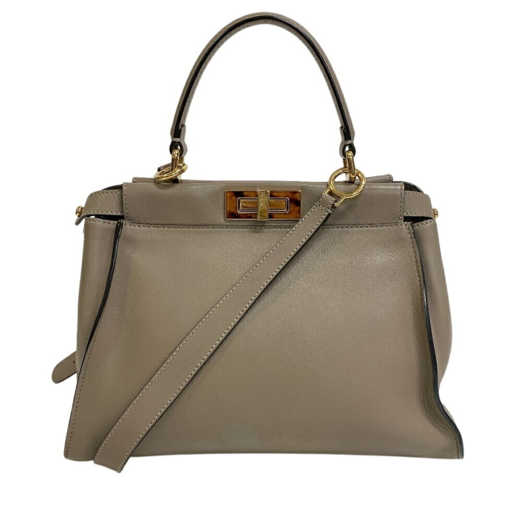 FENDI Peekaboo Regular Shoulder Bag/Handbag