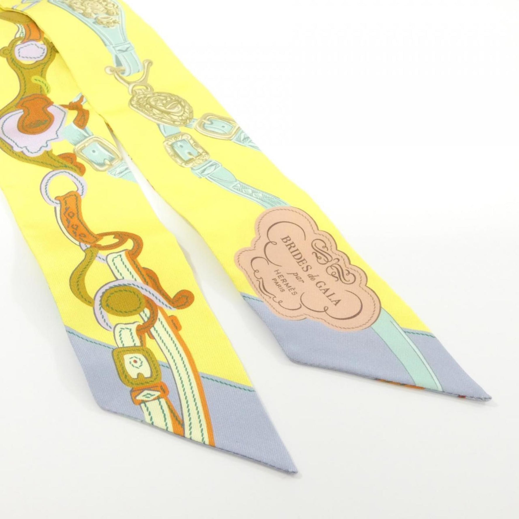 Hermes Hermès BRIDES DE GALA APPLIQUE Twilly Scarf