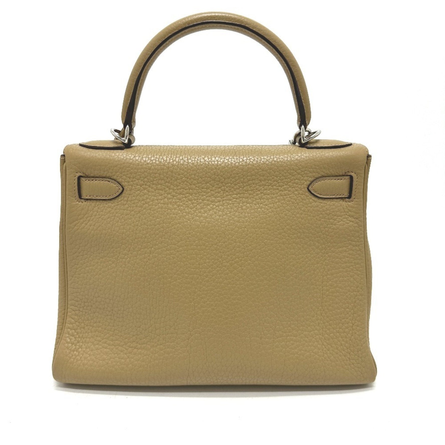 HERMES Kelly 28 Bag Shoulder Handbag Togo Light