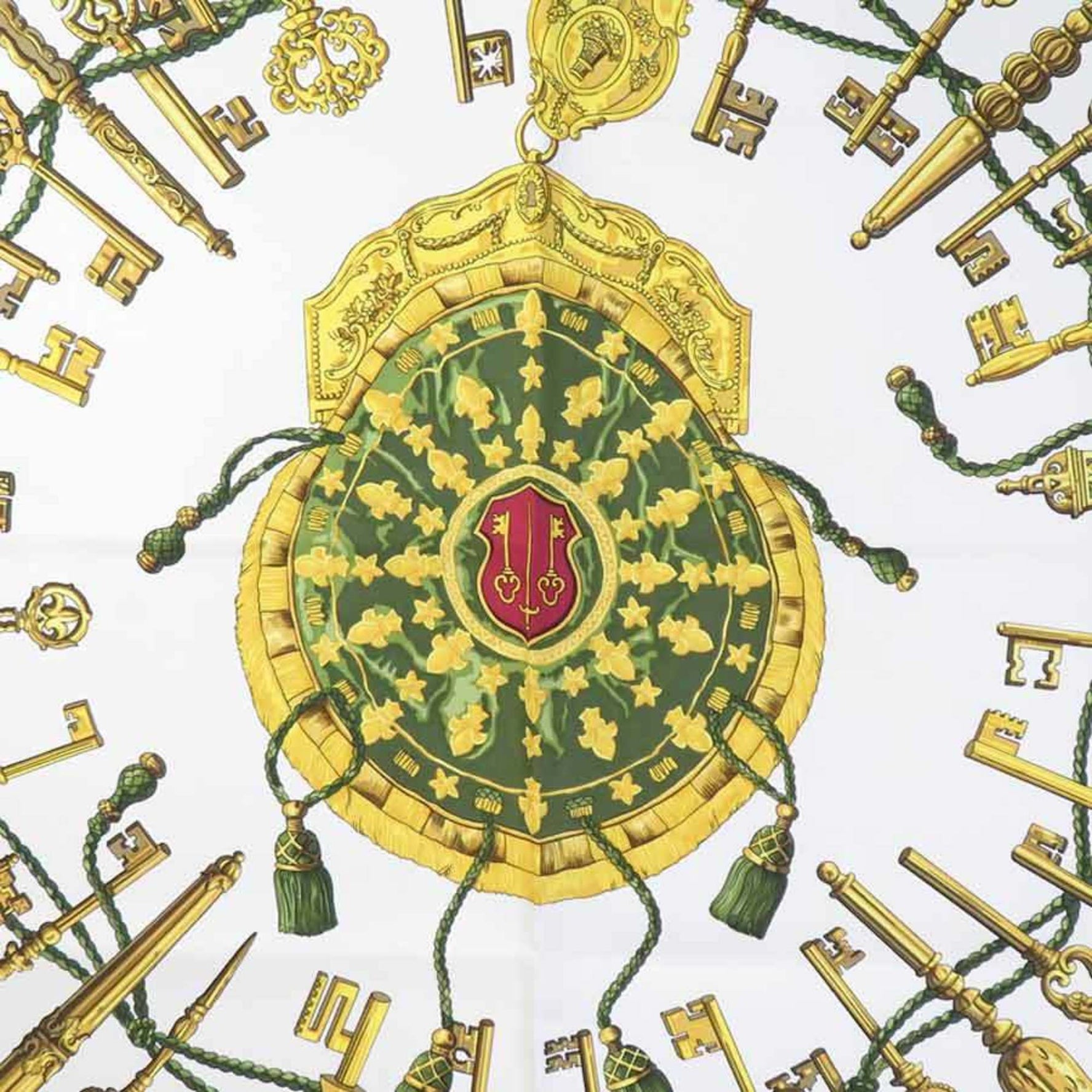 Hermes Scarf Carre 90 Silk Multicolor