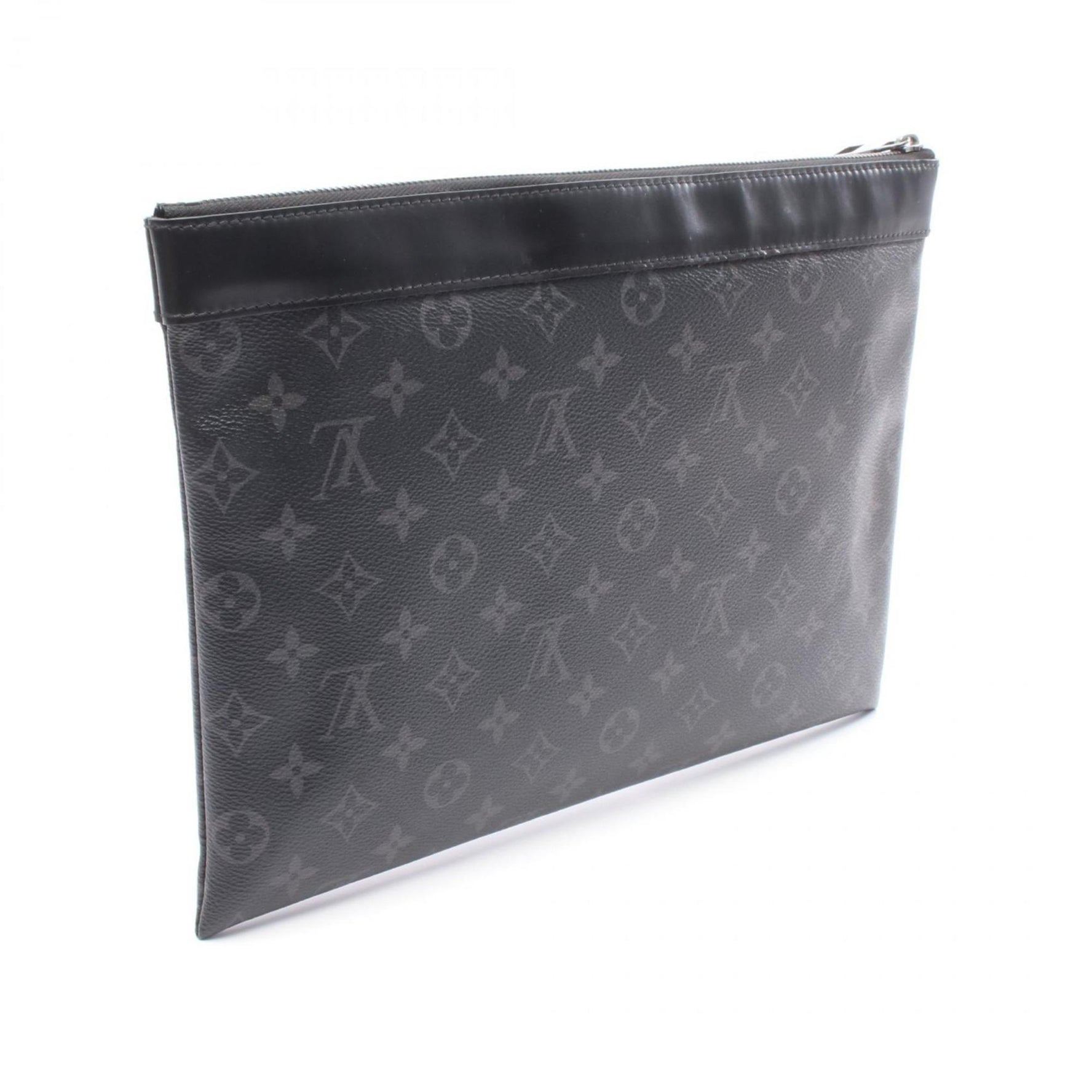Louis Vuitton Discovery Pochette, Second Bag/Clutch Bag, Coated Canvas and Leather, Monogram Eclipse