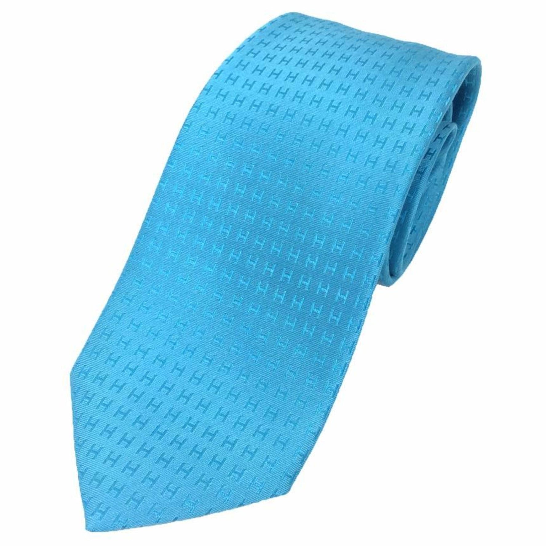 Hermes Tie H 100% Silk CRAVATE FACONNEE