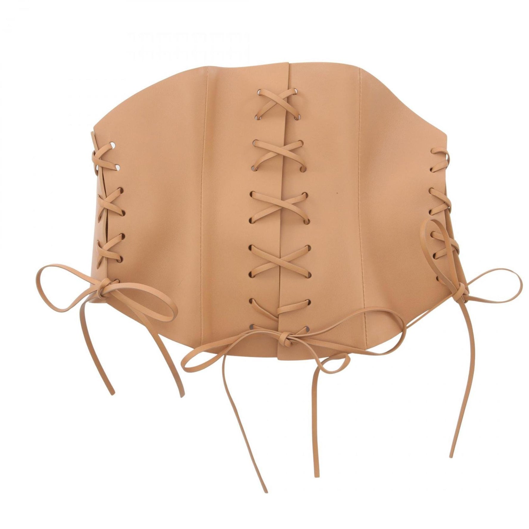 Christian Dior Dior D-Lace Corset Belt, Leather