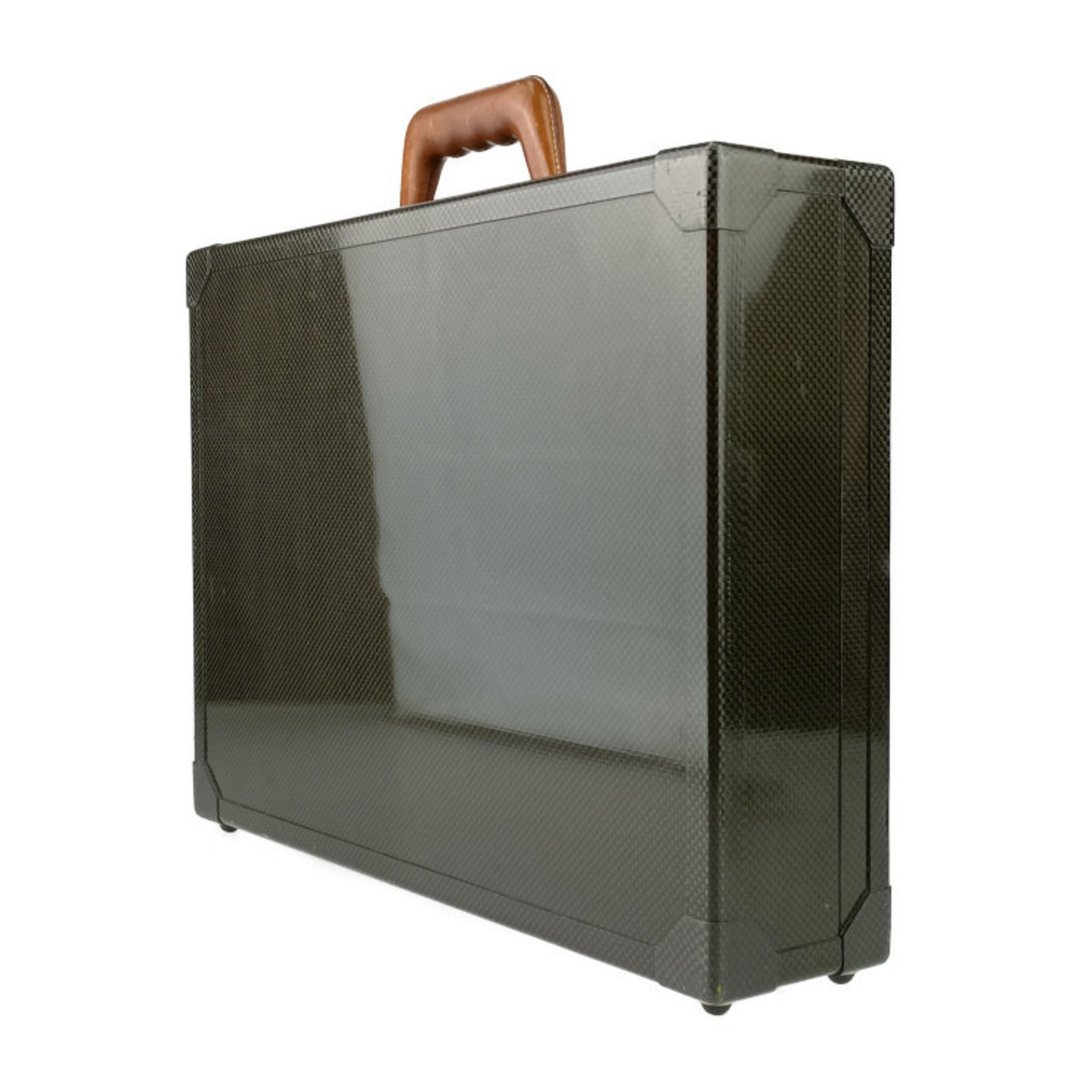 HERMES Bag Espace PM Attache Case - Carbon Leather Men's Anniversary Limited to 500 Pieces