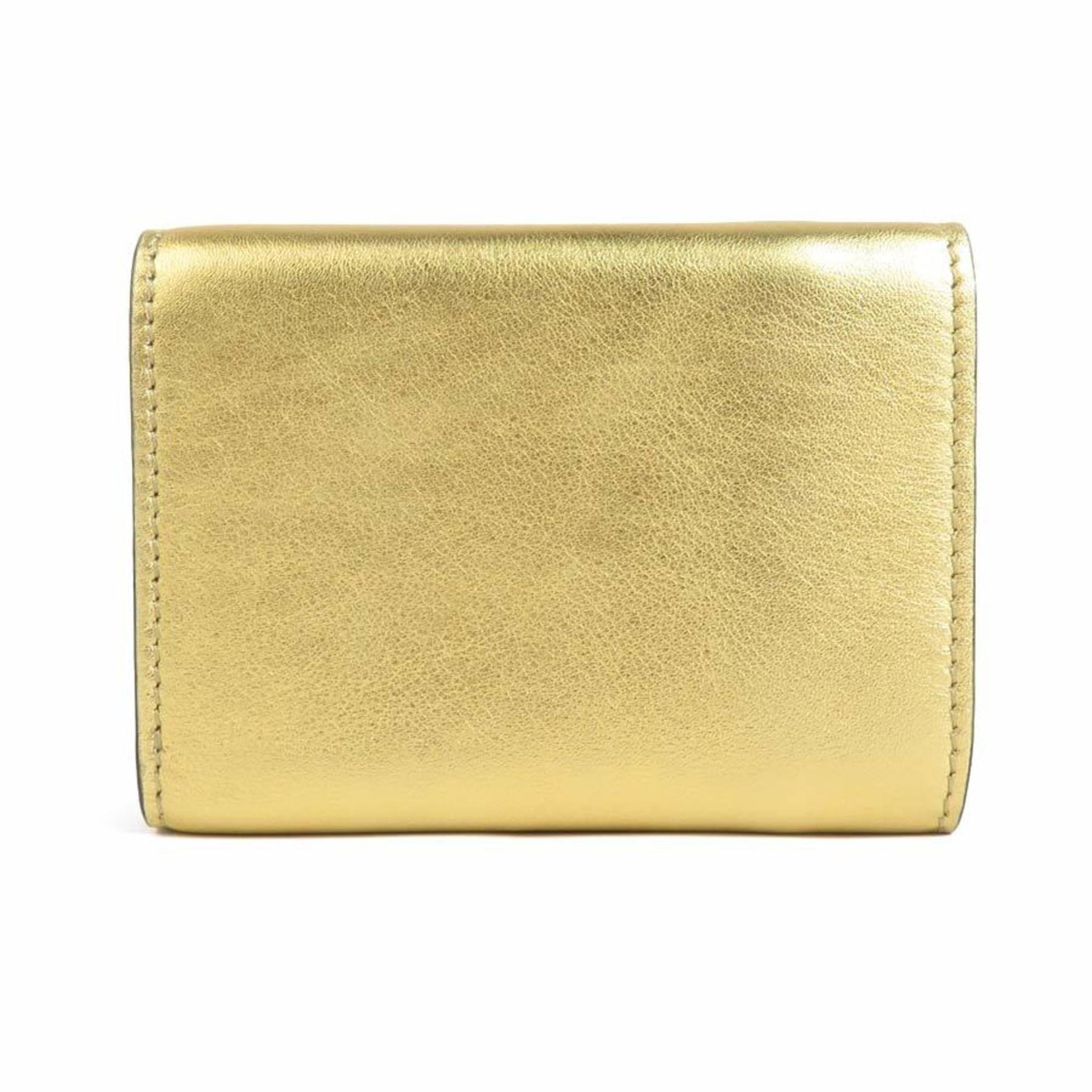 FENDI Tri-fold wallet Compact Leather