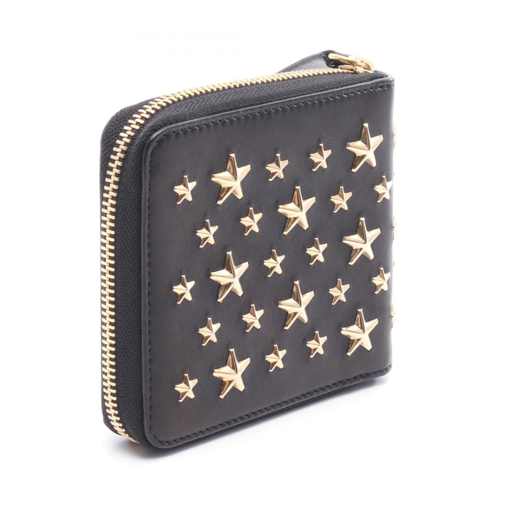 JIMMY CHOO LAWRENCE round wallet, leather