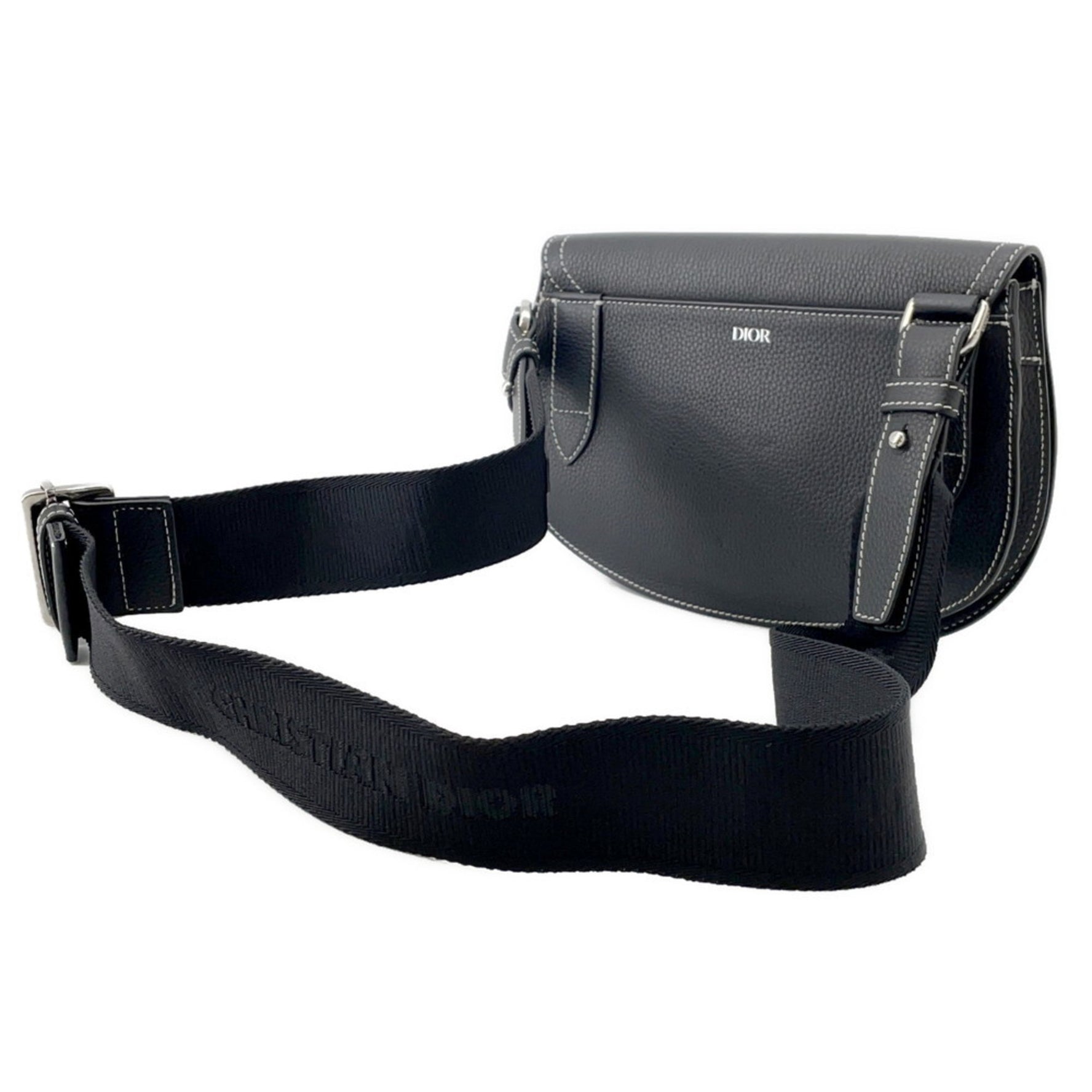 Christian Dior Dior Saddle Leather Body Bag Christian Shoulder