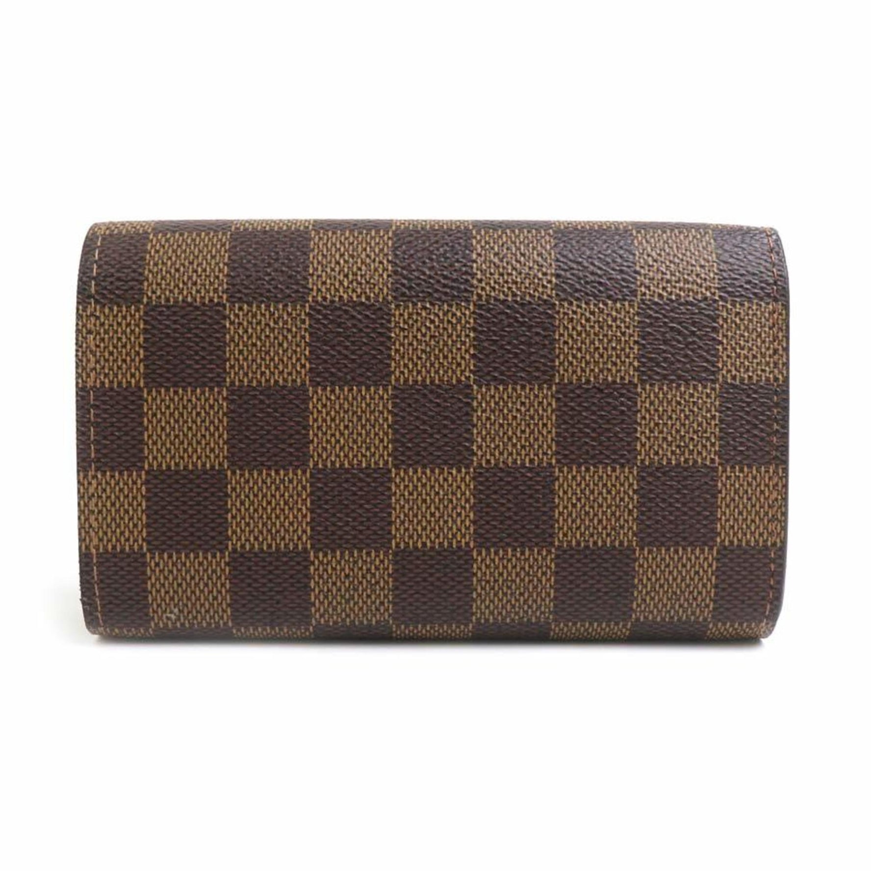 Louis Vuitton Bi-fold wallet Damier Portemonnay Bi-Tresor canvas Gold