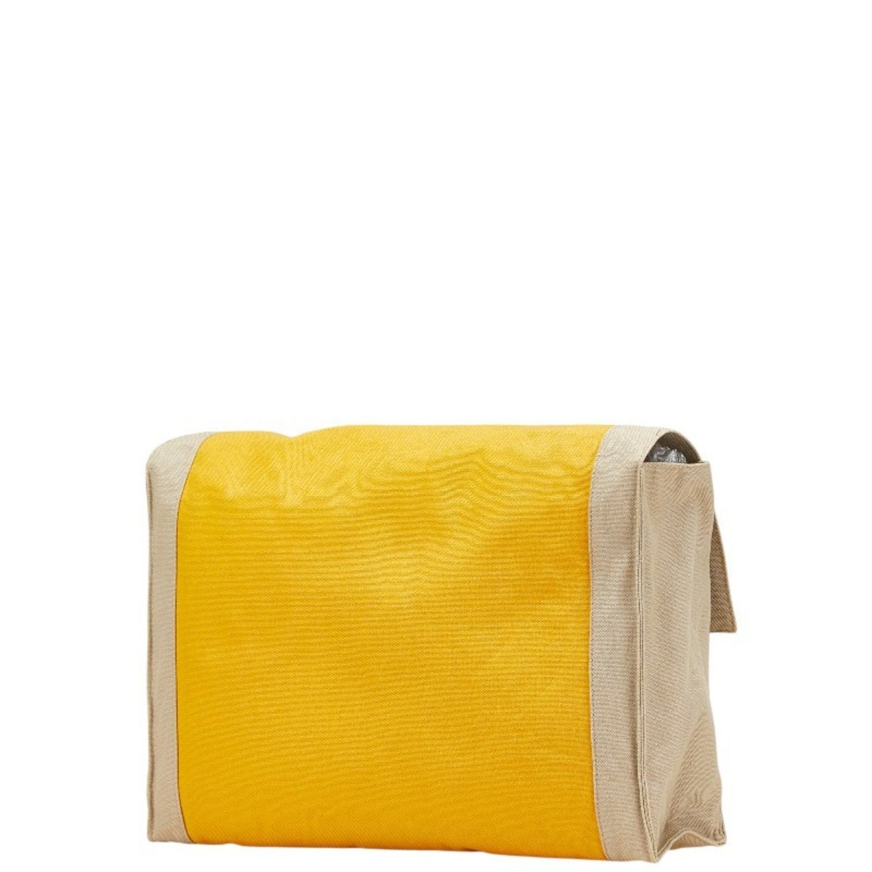 Hermes Tapidsel Clutch Bag/Second Bag Canvas
