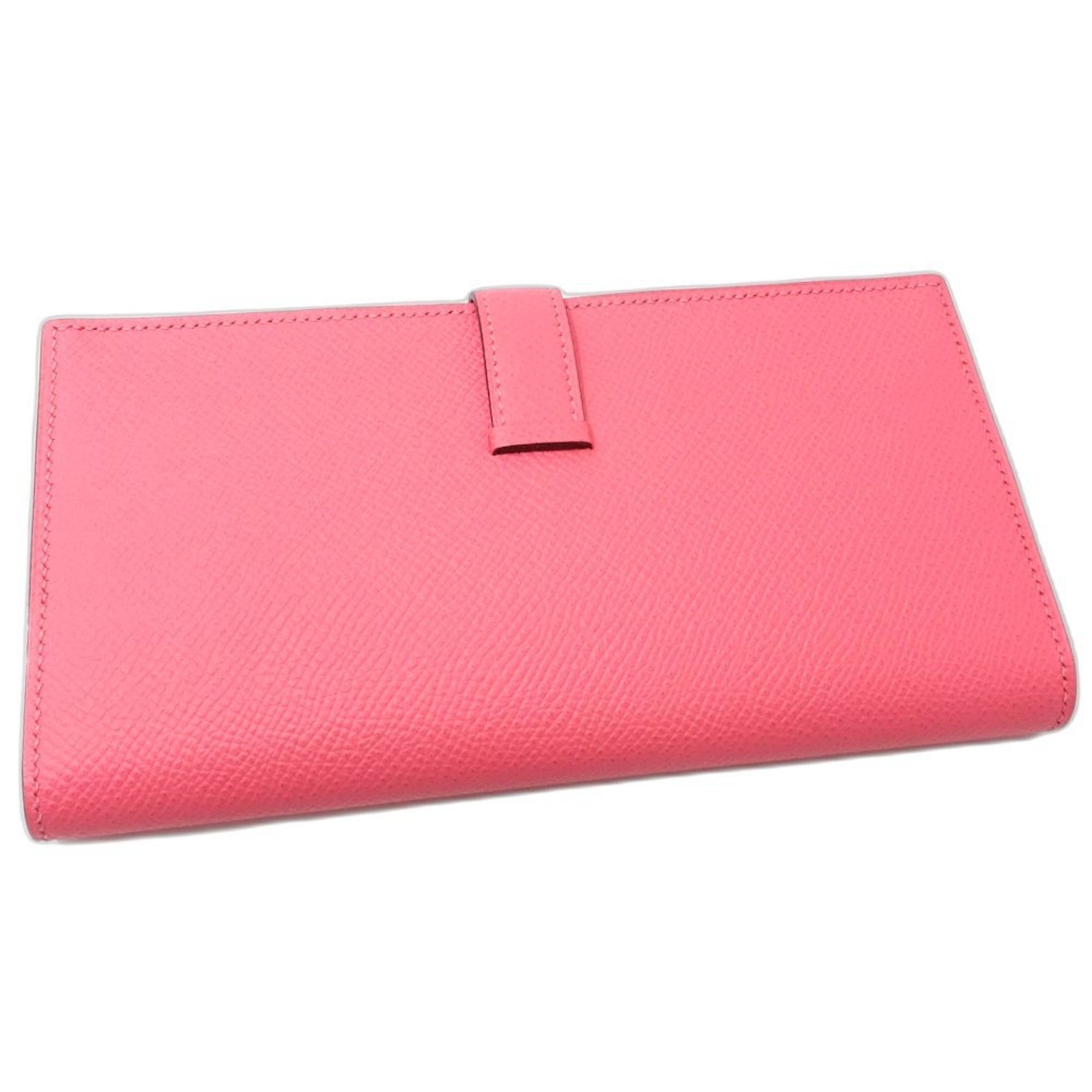 HERMES Long Wallet Bearn Soufflet C Stamped Epsom Leather