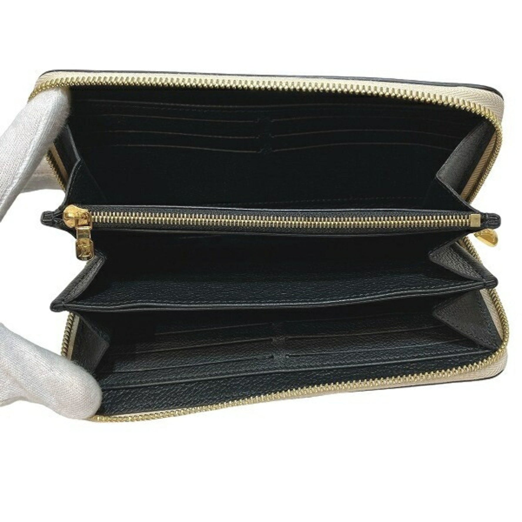 Louis Vuitton Monogram Empreinte Broderie Zippy Wallet Long