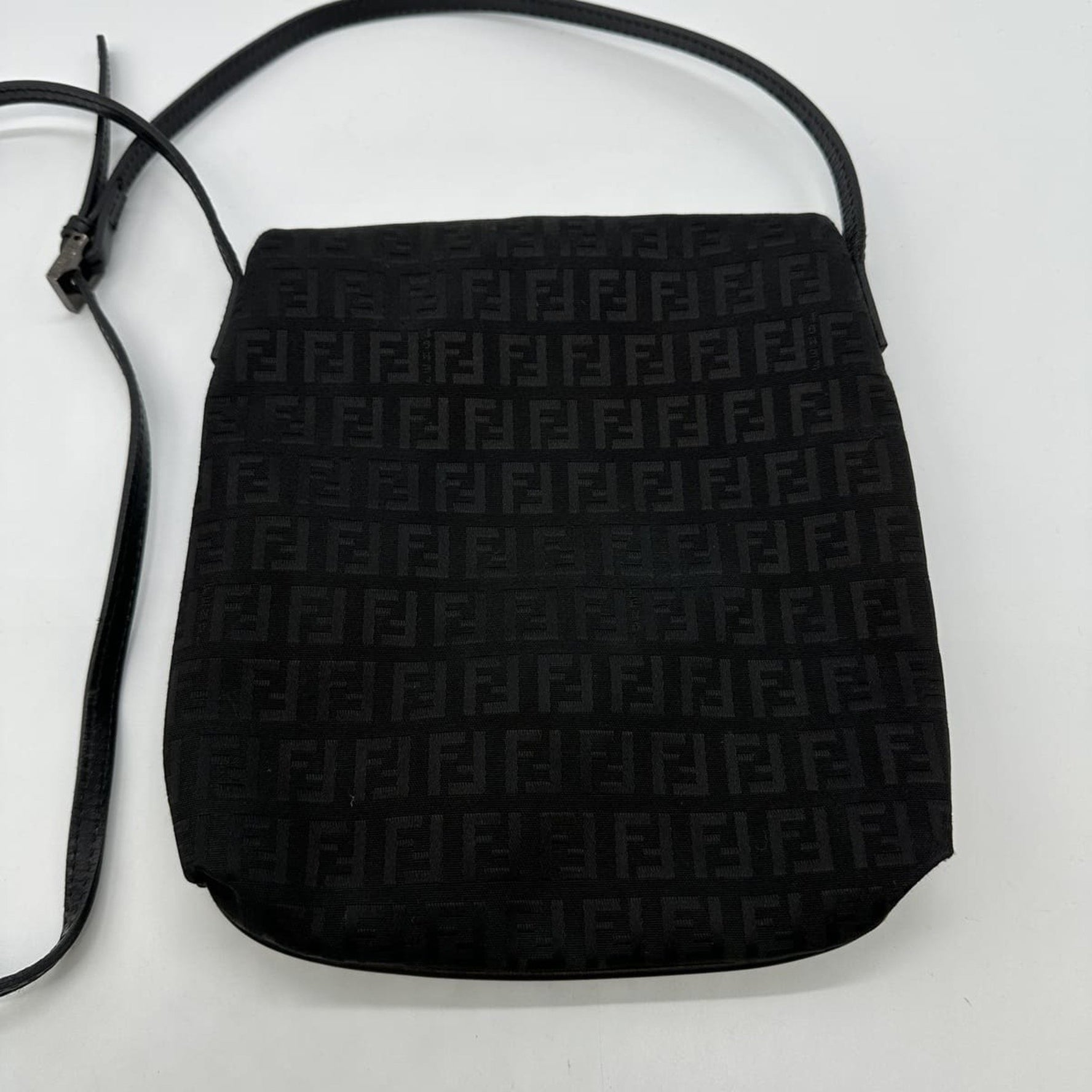 FENDI 2305 Zucchino Shoulder Bag in Canvas