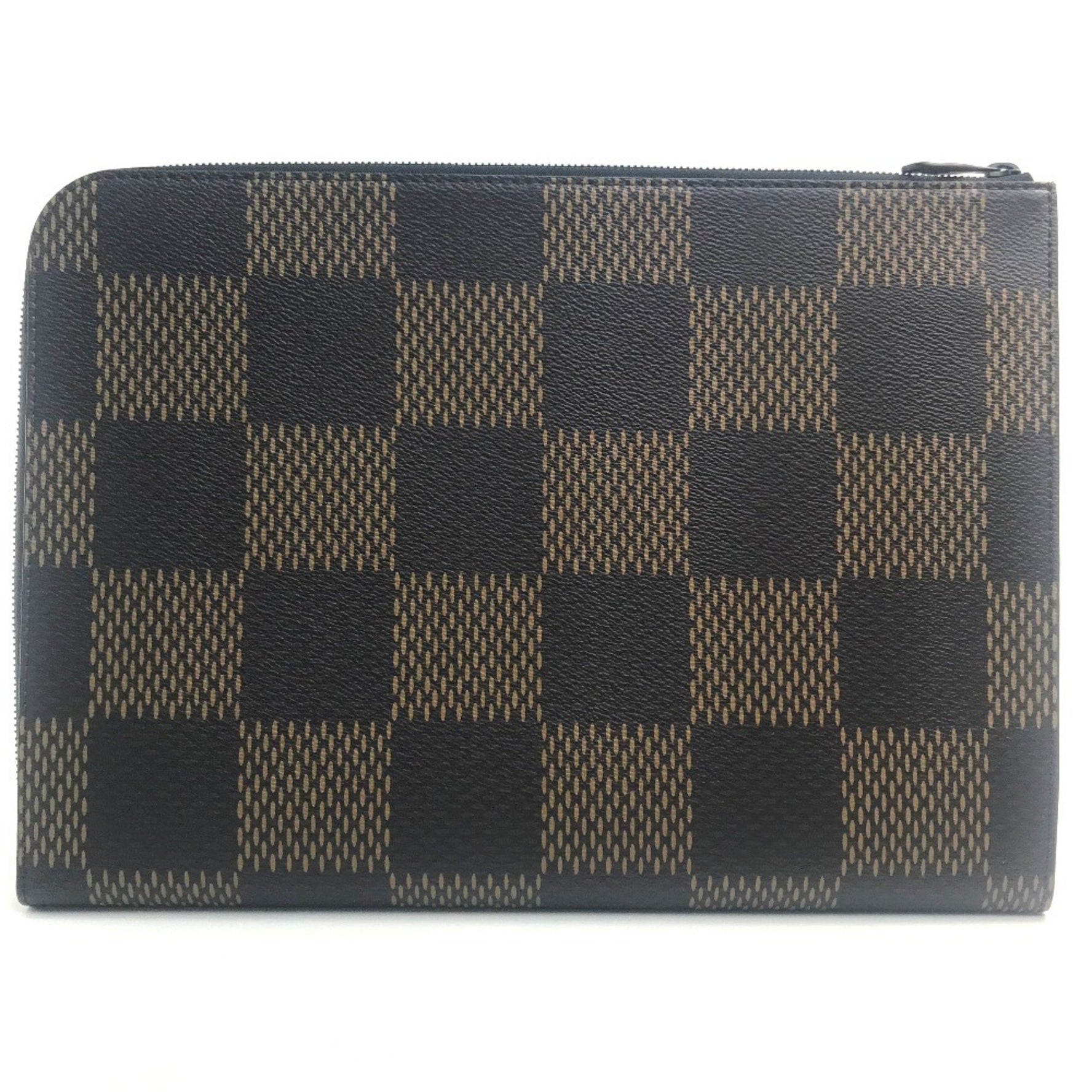 Louis Vuitton Damier Giant Pochette Jour NIGO collaboration clutch bag canvas men's Ebene brown