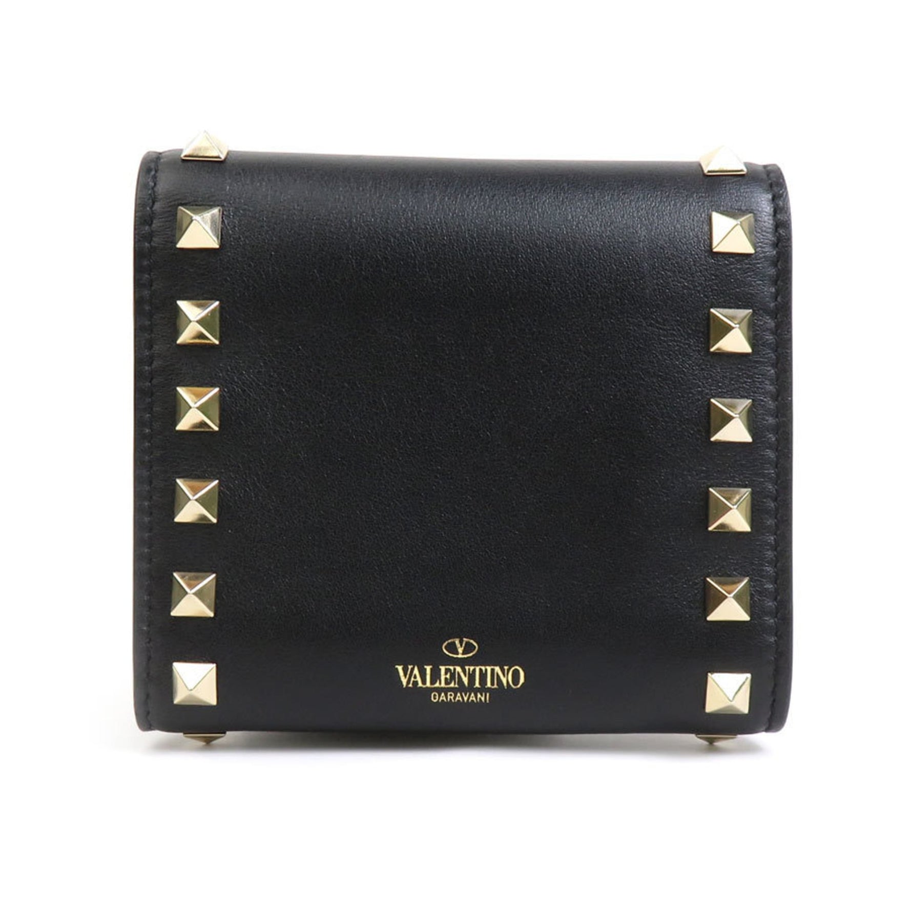 Valentino Garavani Tri-fold Wallet Leather