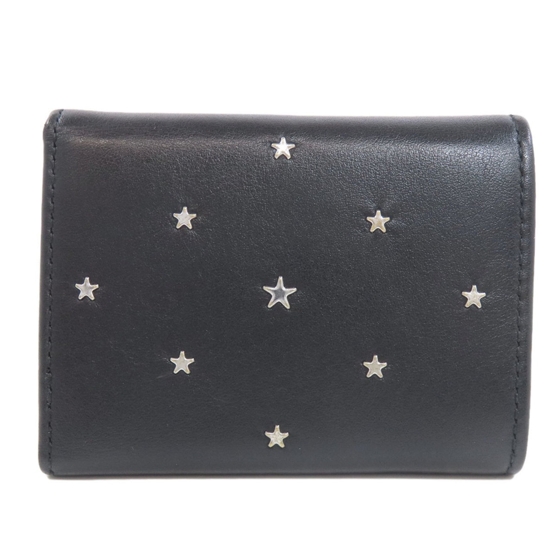 Jimmy Choo Star Motif Bi-fold Wallet Leather