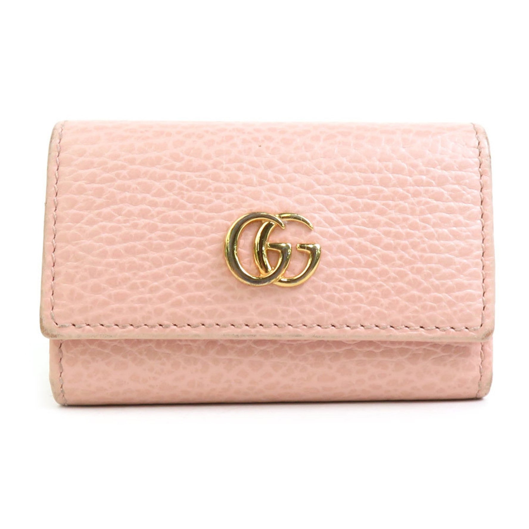 GUCCI GG Marmont Leather Key Case