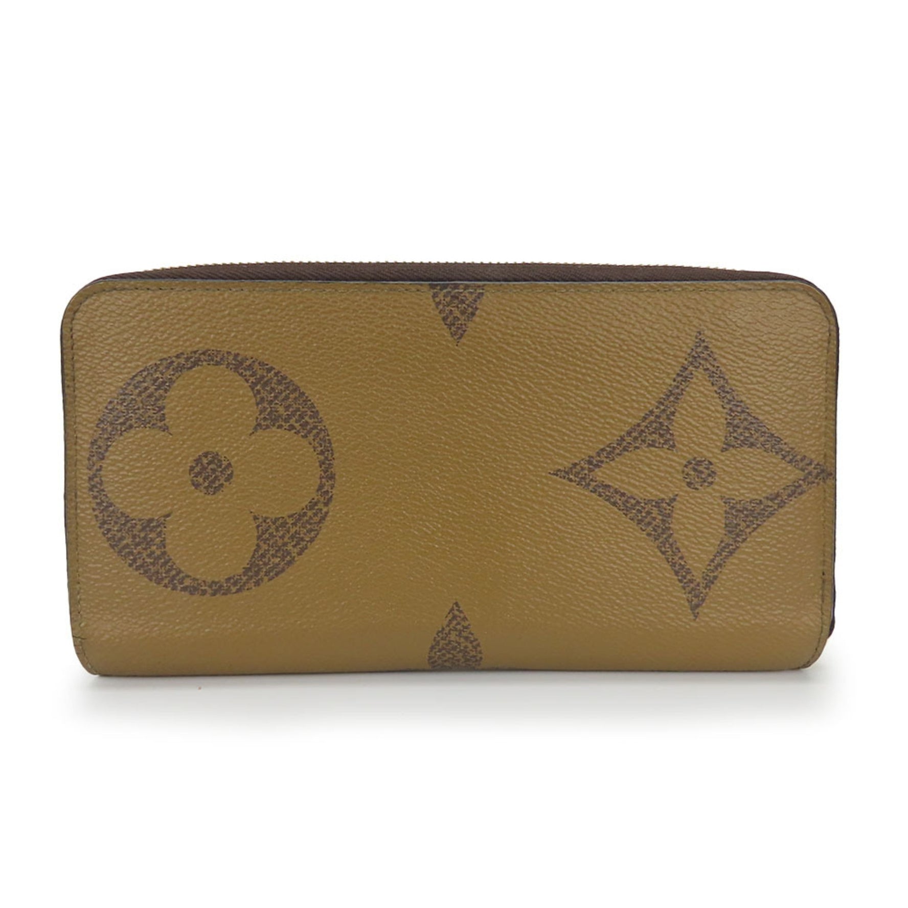 Louis Vuitton Long Wallet Zippy Monogram Reverse Giant Round Accessory Men's