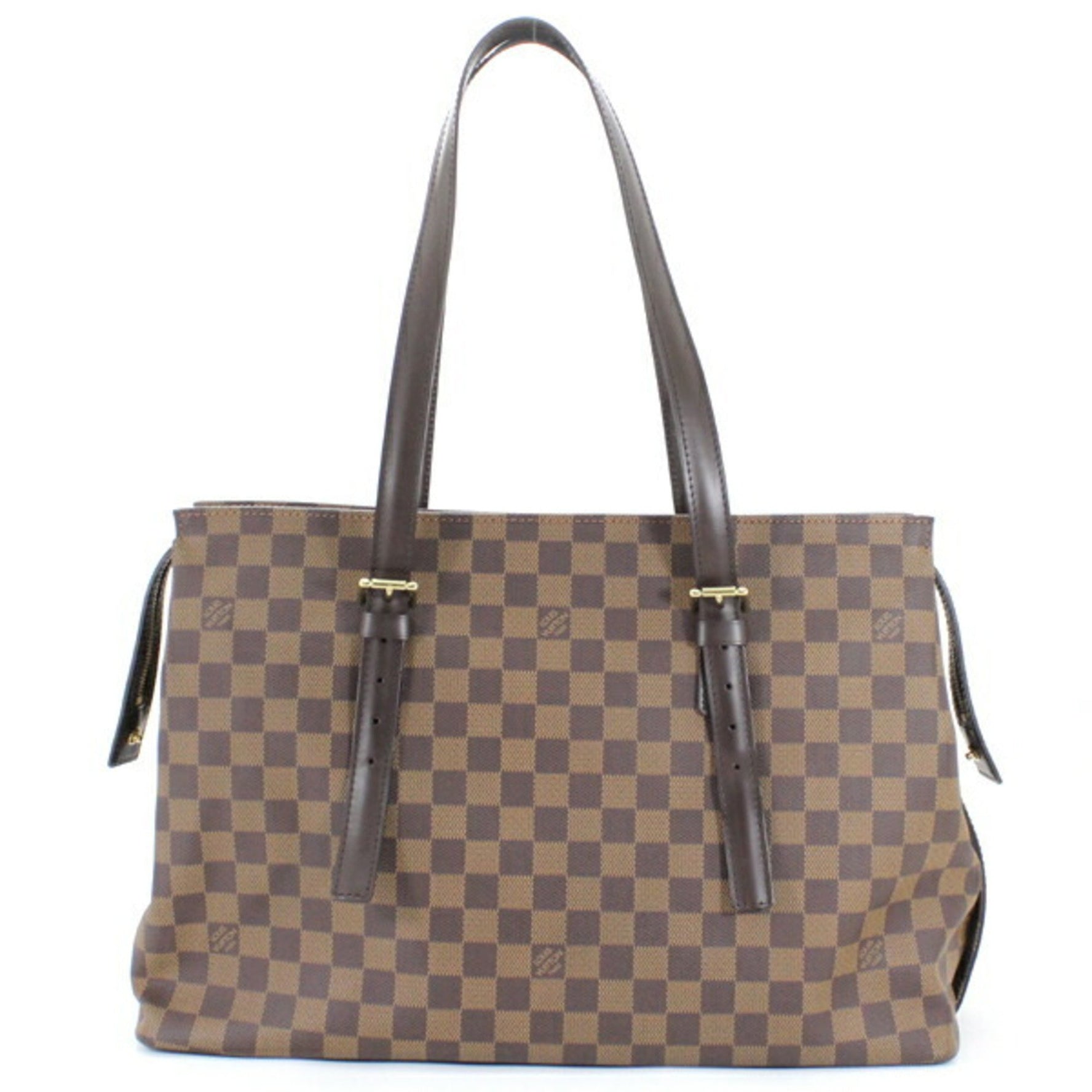 Louis Vuitton Bag Chelsea Damier Tote Shoulder Brown