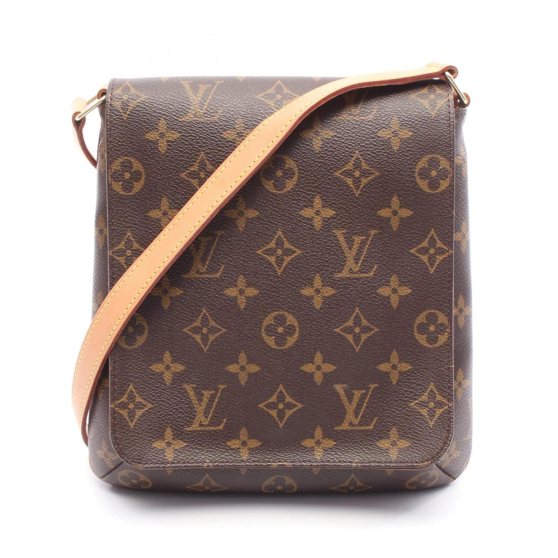 Louis Vuitton Musette Salsa Short Strap Shoulder Bag, Coated Canvas and Leather, Monogram, Brown