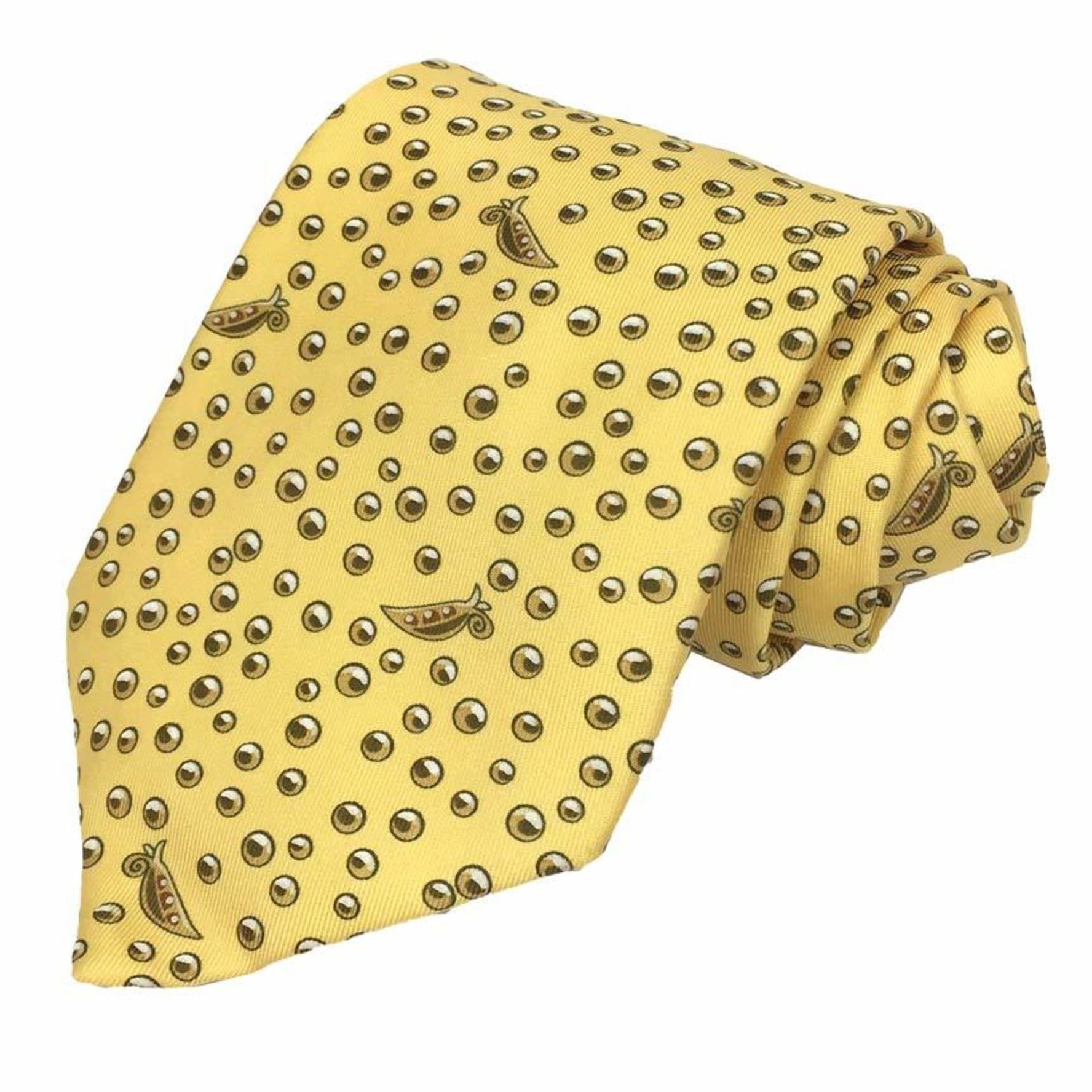 Hermes Tie Bean Pattern 100% Silk