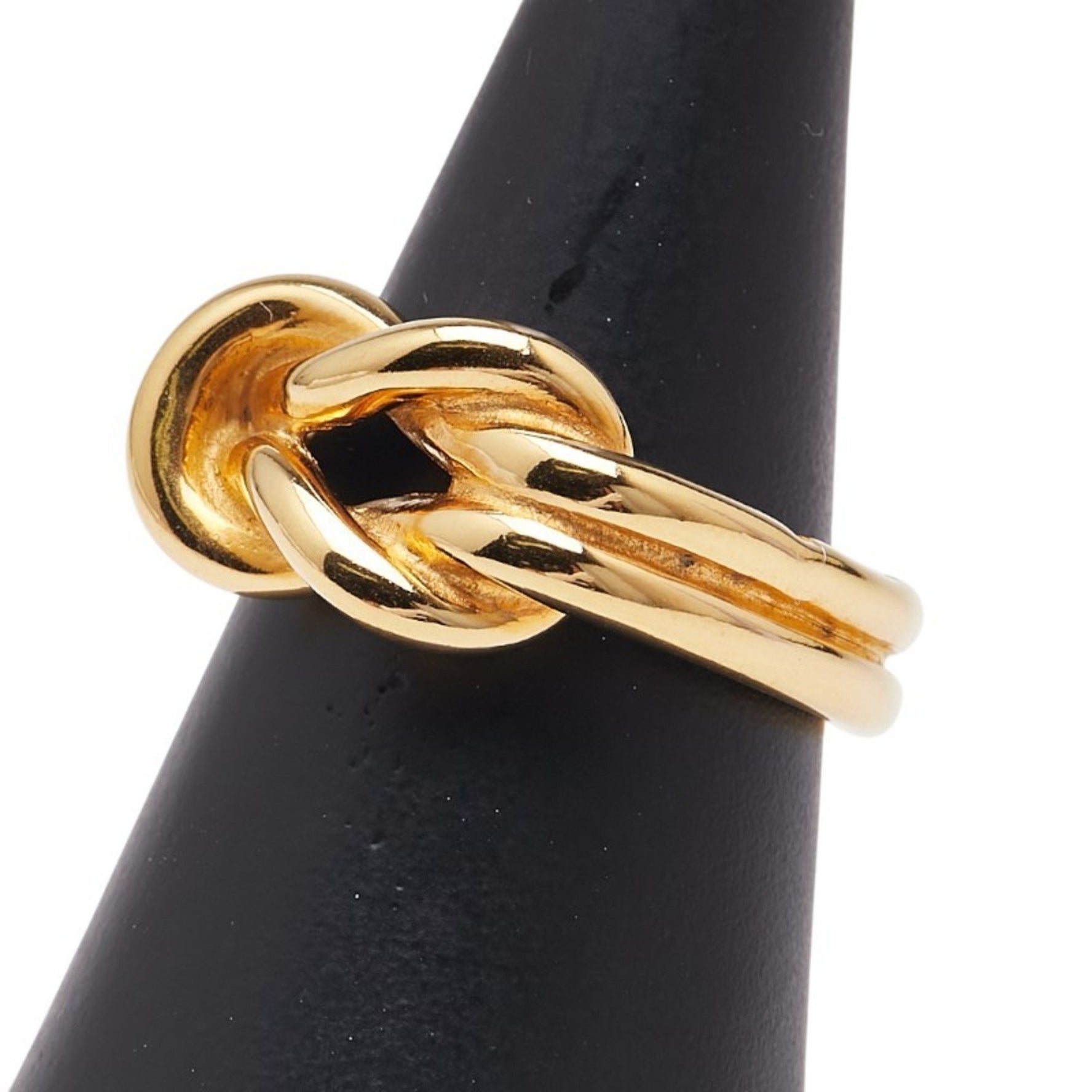 Hermes Atame Scarf Ring, Plated