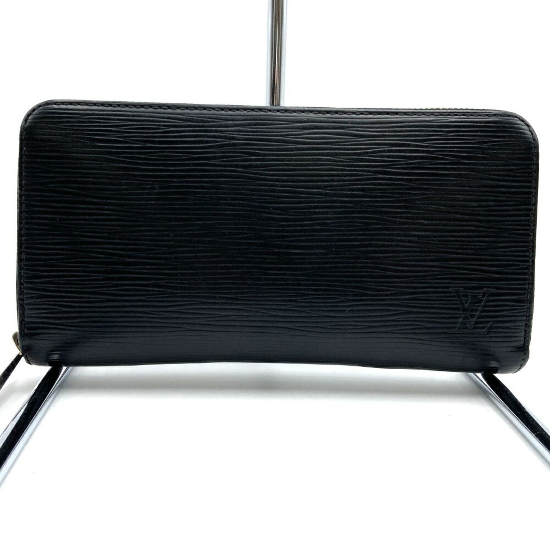 Louis Vuitton Zippy Wallet Round Long Epi Leather Noir