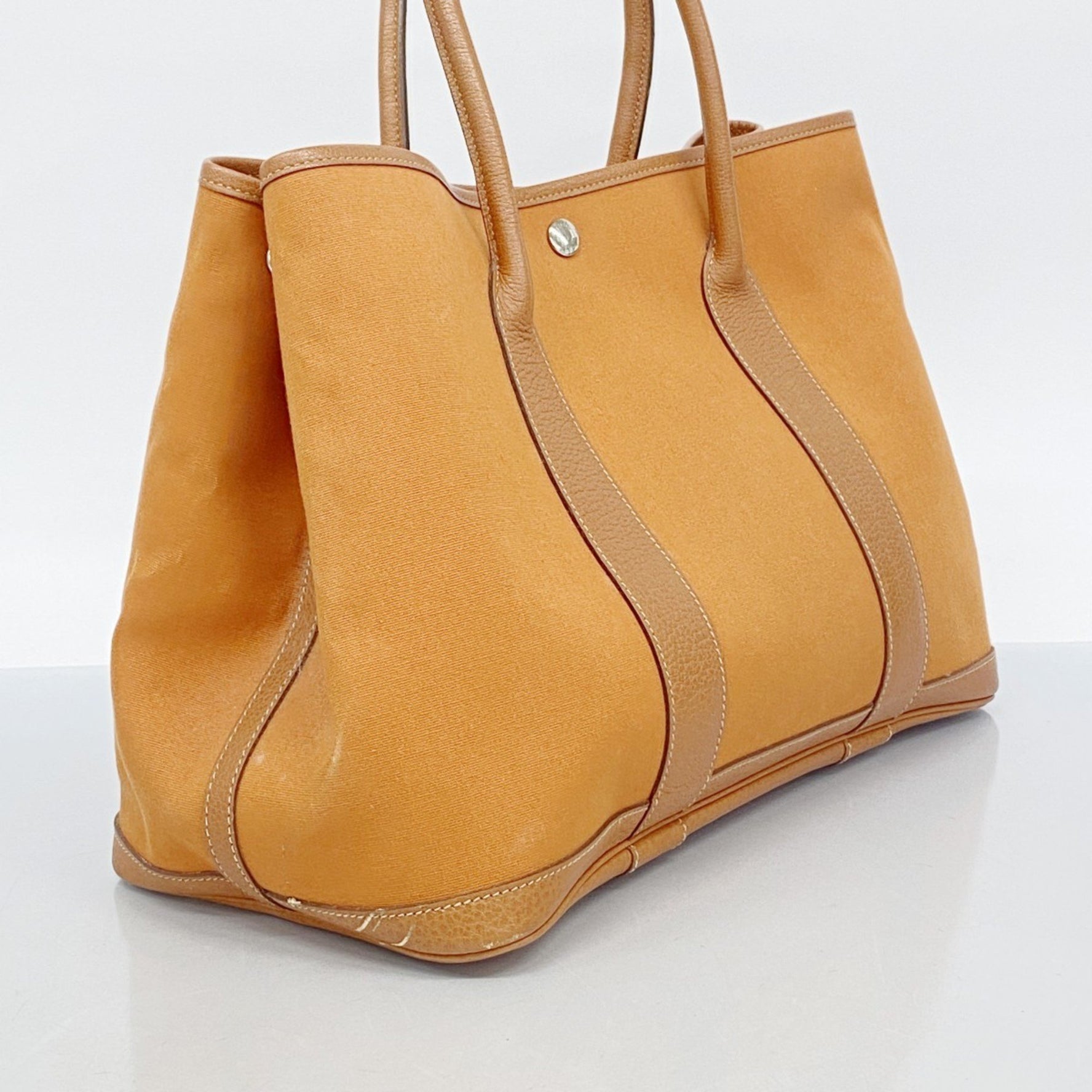 Hermes Hermès Garden PM Tote Bag, Toile Officier, □I Stamp