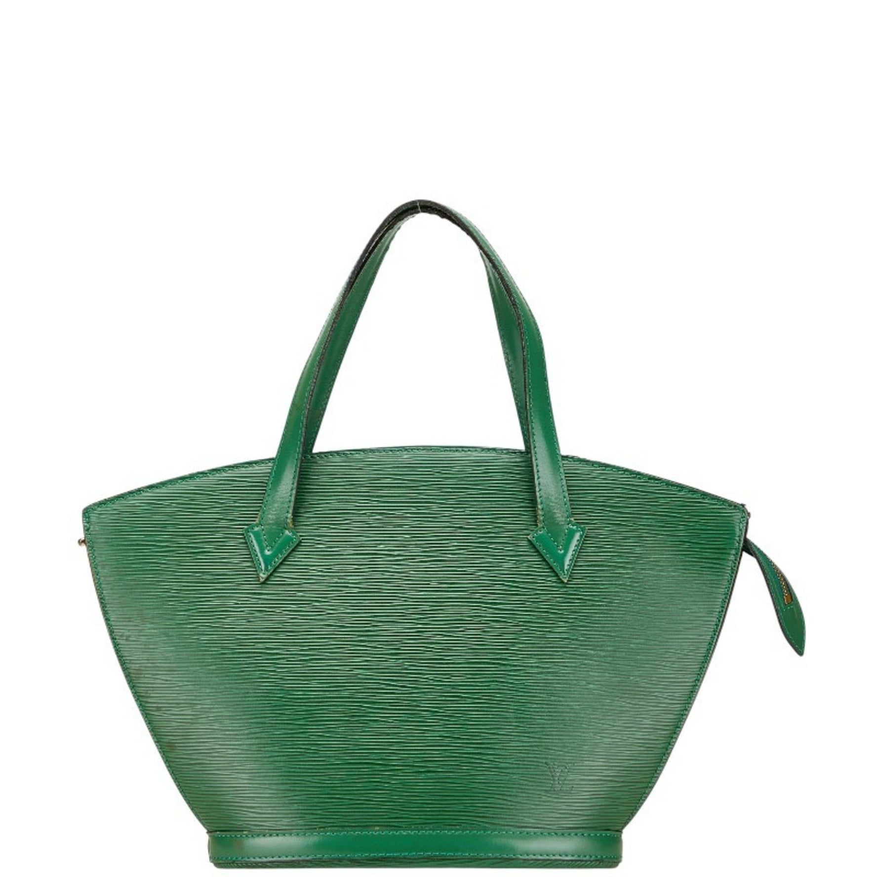 Louis Vuitton Epi Saint-Jacques Handbag Borneo Green Leather LOUIS VUITTON