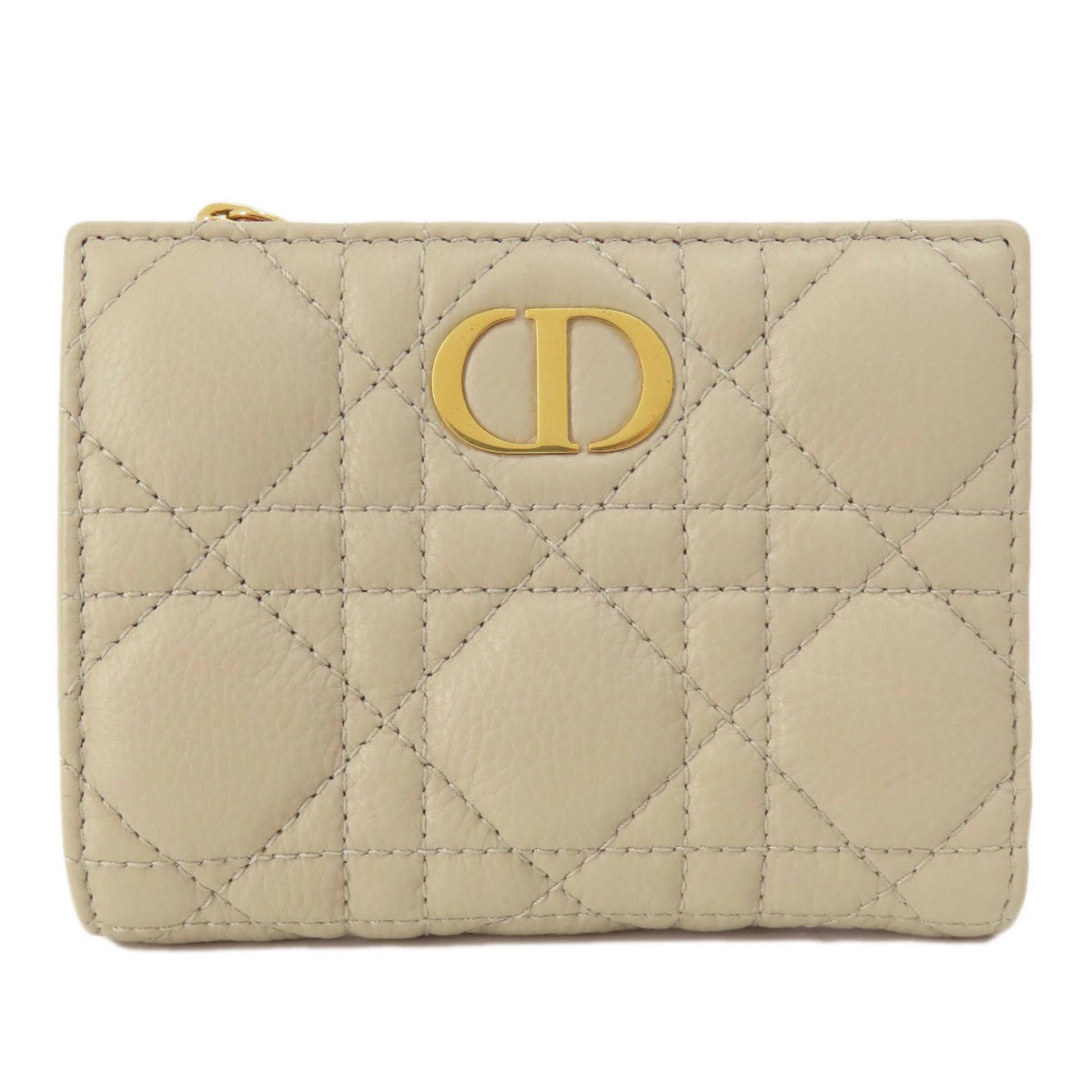Christian Dior Caro Dahlia Wallet Bi-fold wallet Leather