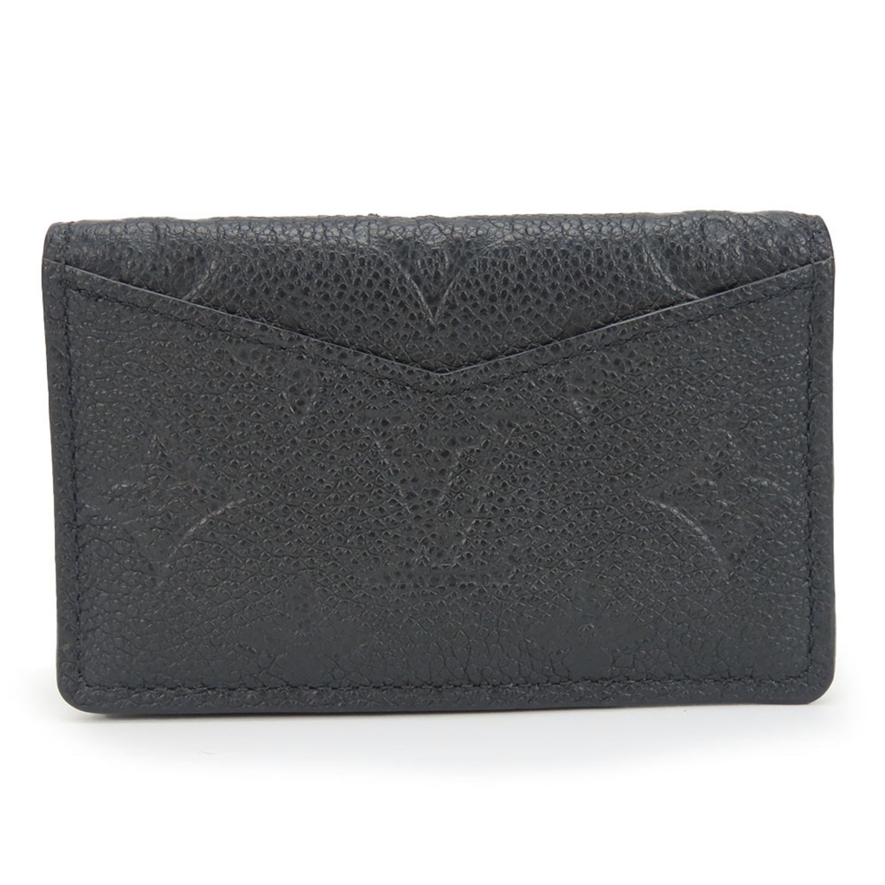 Louis Vuitton Business Card Holder/Card Case Envelope Carte Devisite Monogram Empreinte Noir Black Bi-fold Accessory Men's