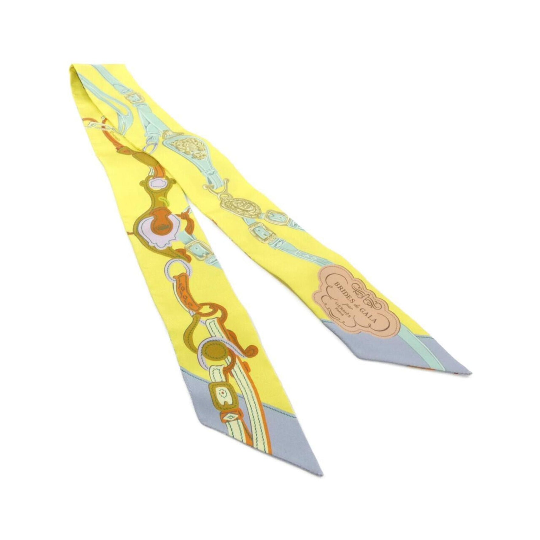 Hermes Hermès BRIDES DE GALA APPLIQUE Twilly Scarf