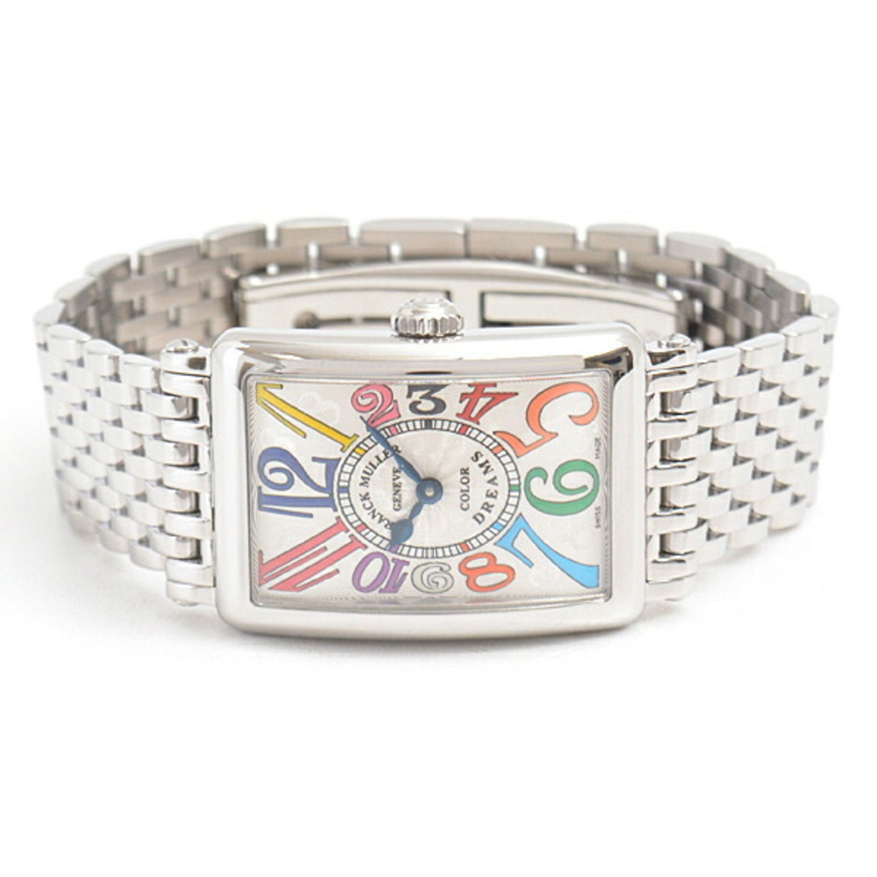 Franck Muller Watch Long Island Color Dream Battery Operated Silver Dial SS FRANCK MULLER 902 COL DRM