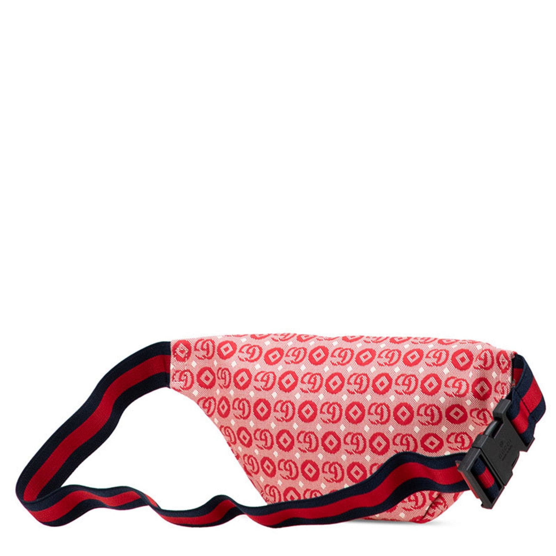 Gucci Children's GG Logo Star Body Bag/Waist Bag Red Canvas and Leather