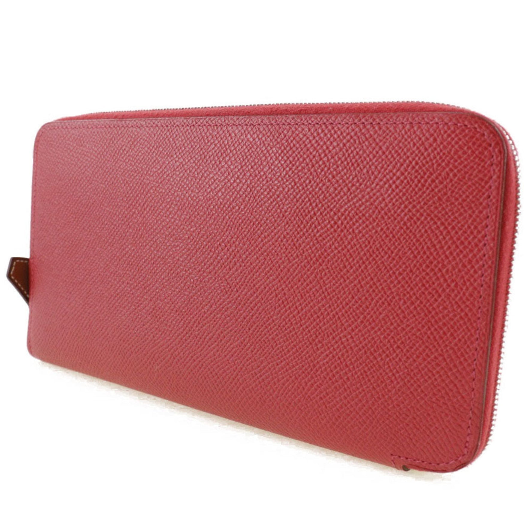 Hermes Azap Silk In Long Vo Epsom x Bougainvillea Red/Purple X Wallet