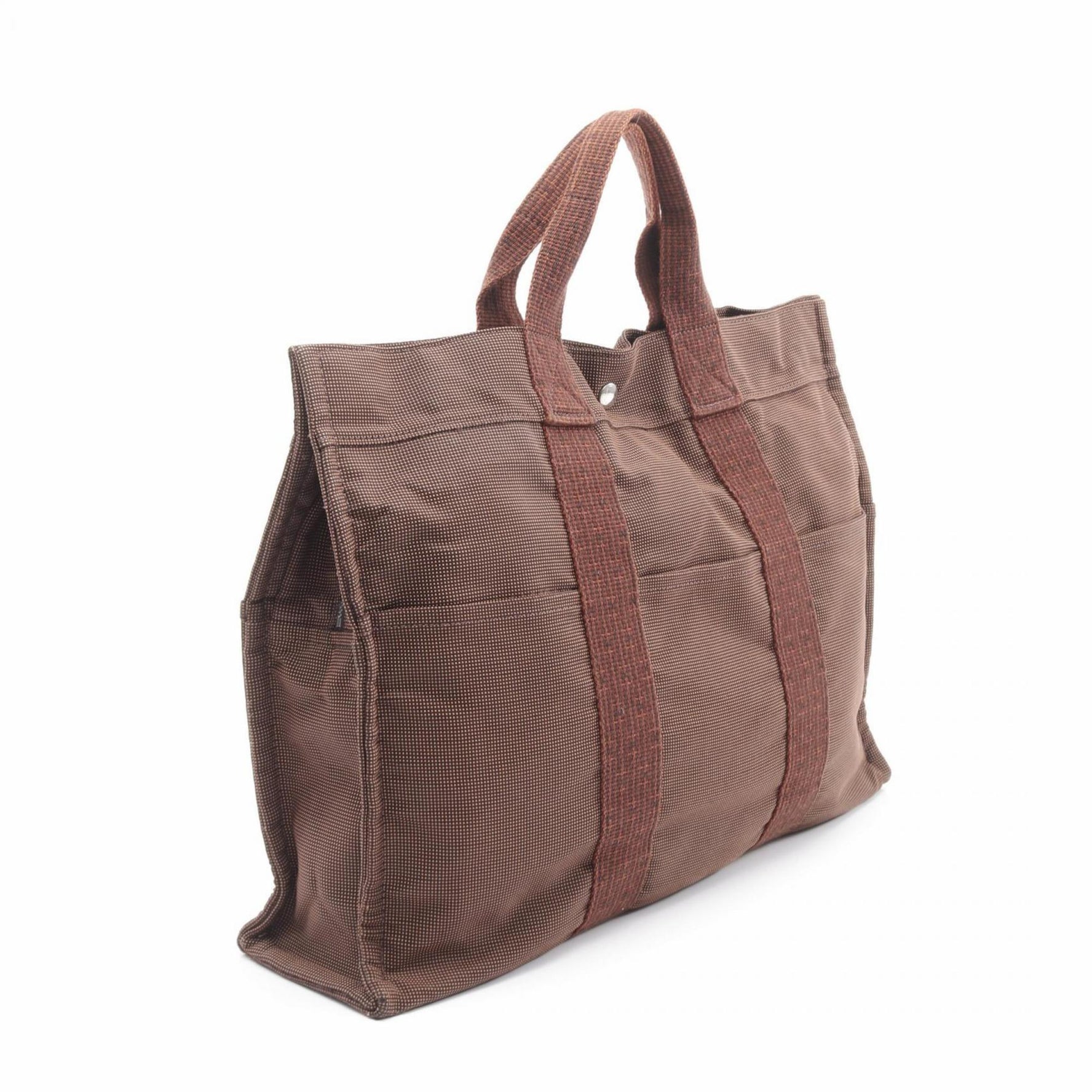 Hermes Hermès Air Line MM Tote Bag, Nylon Canvas, Men's and