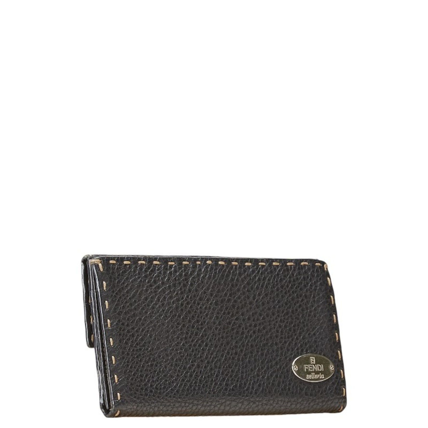 FENDI Selleria Stitch Long Wallet Leather