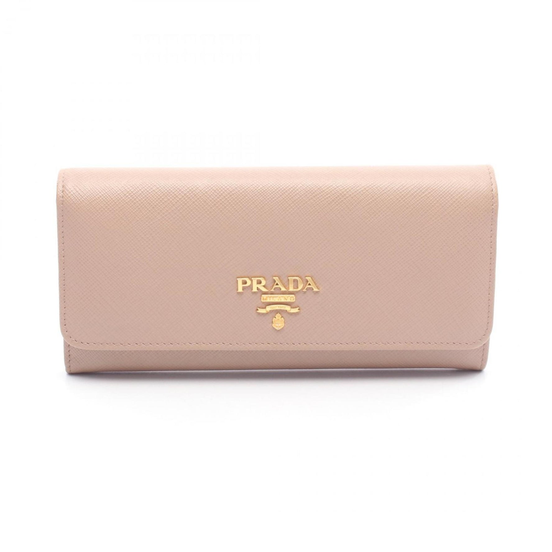 Prada SAFFIANO MULTIC Bi-fold Long Wallet, Saffiano Leather
