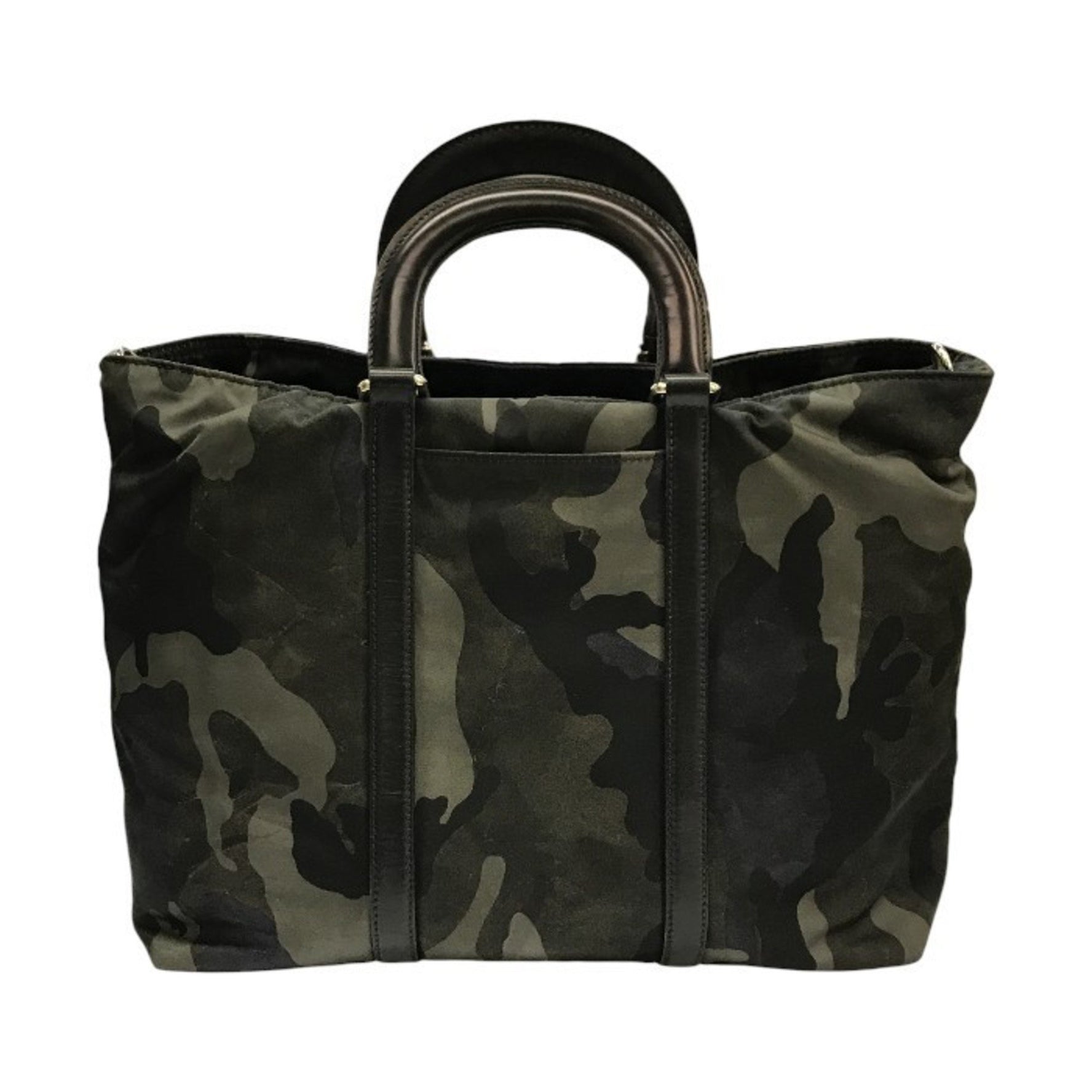 PRADA Camouflage Shoulder Bag in Khaki Green
