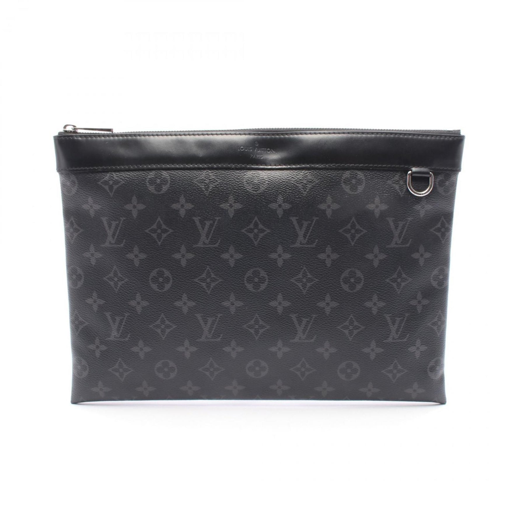 Louis Vuitton Discovery Pochette, Second Bag/Clutch Bag, Coated Canvas and Leather, Monogram Eclipse