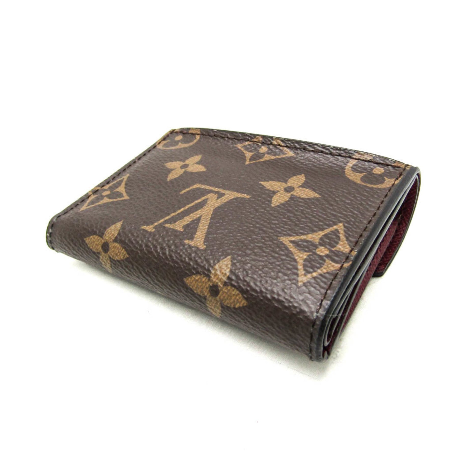 Louis Vuitton Monogram Zoe Wallet Monogram Wallet (tri-fold) Fuchsia,Monogram