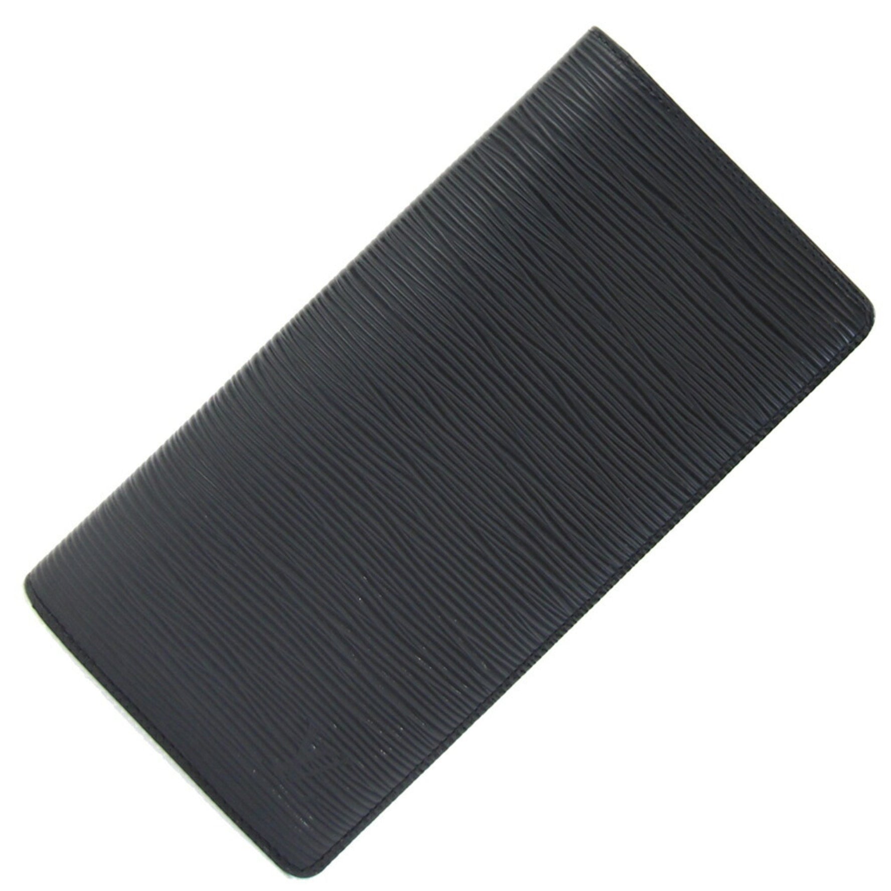 Louis Vuitton Epi Portefeuille Brazza Bifold Long Wallet Noir Black