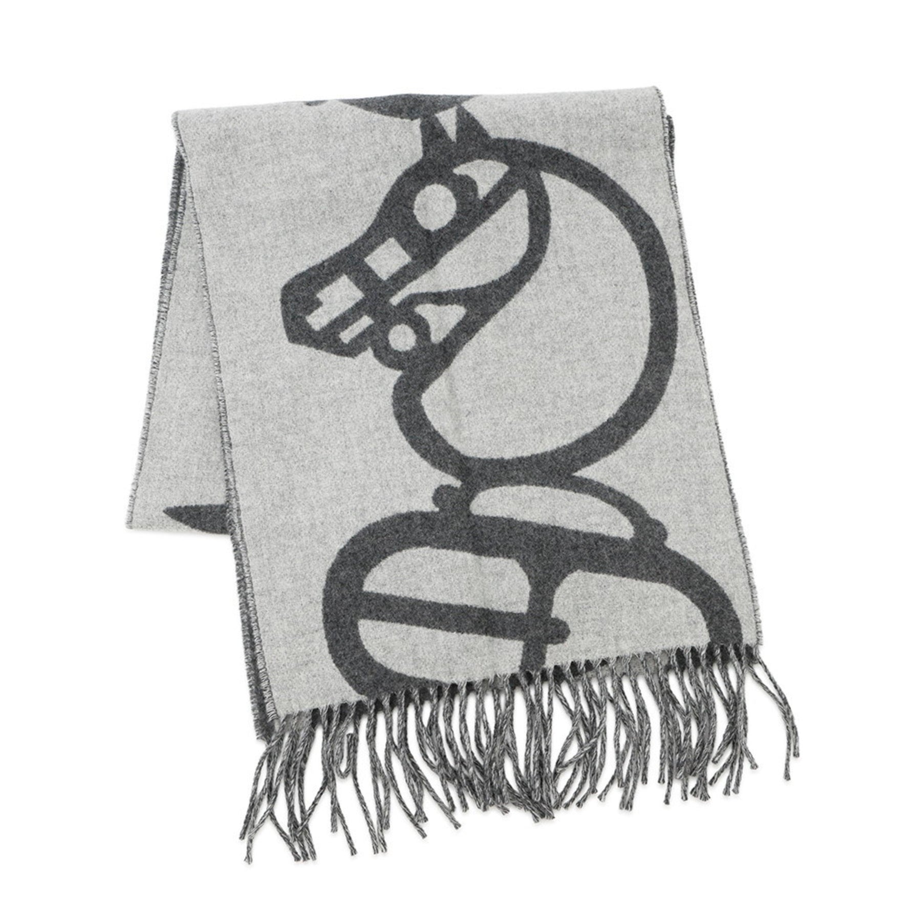Hermes Boucle Camayle Cashmere Stole/Scarf