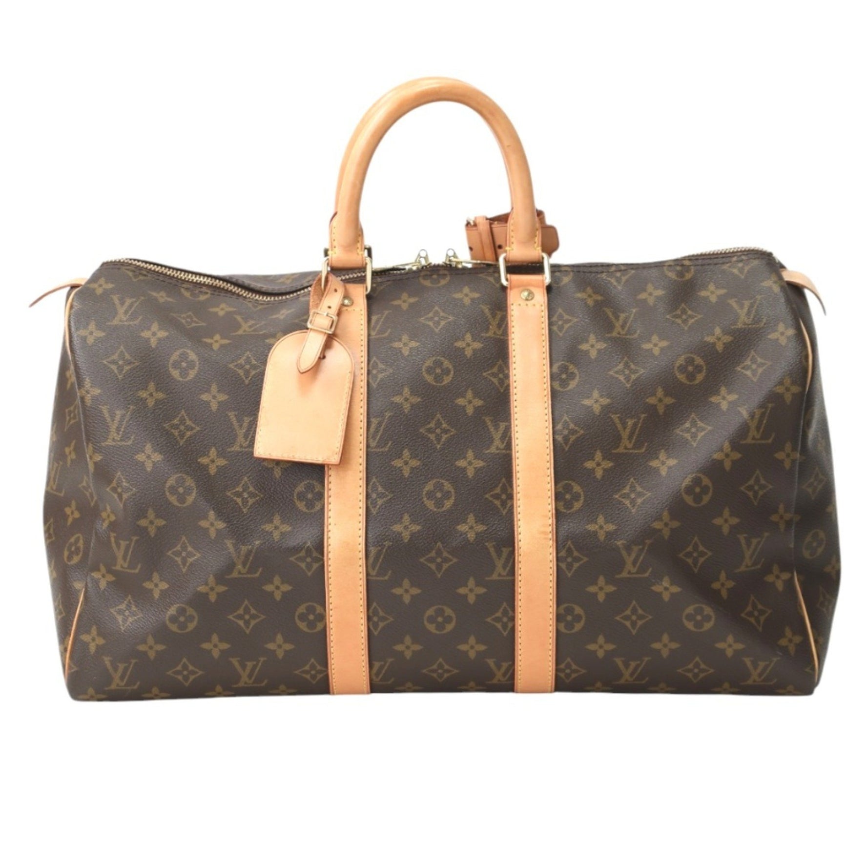 Louis Vuitton Boston Bag Monogram Keepall 45 Canvas LV