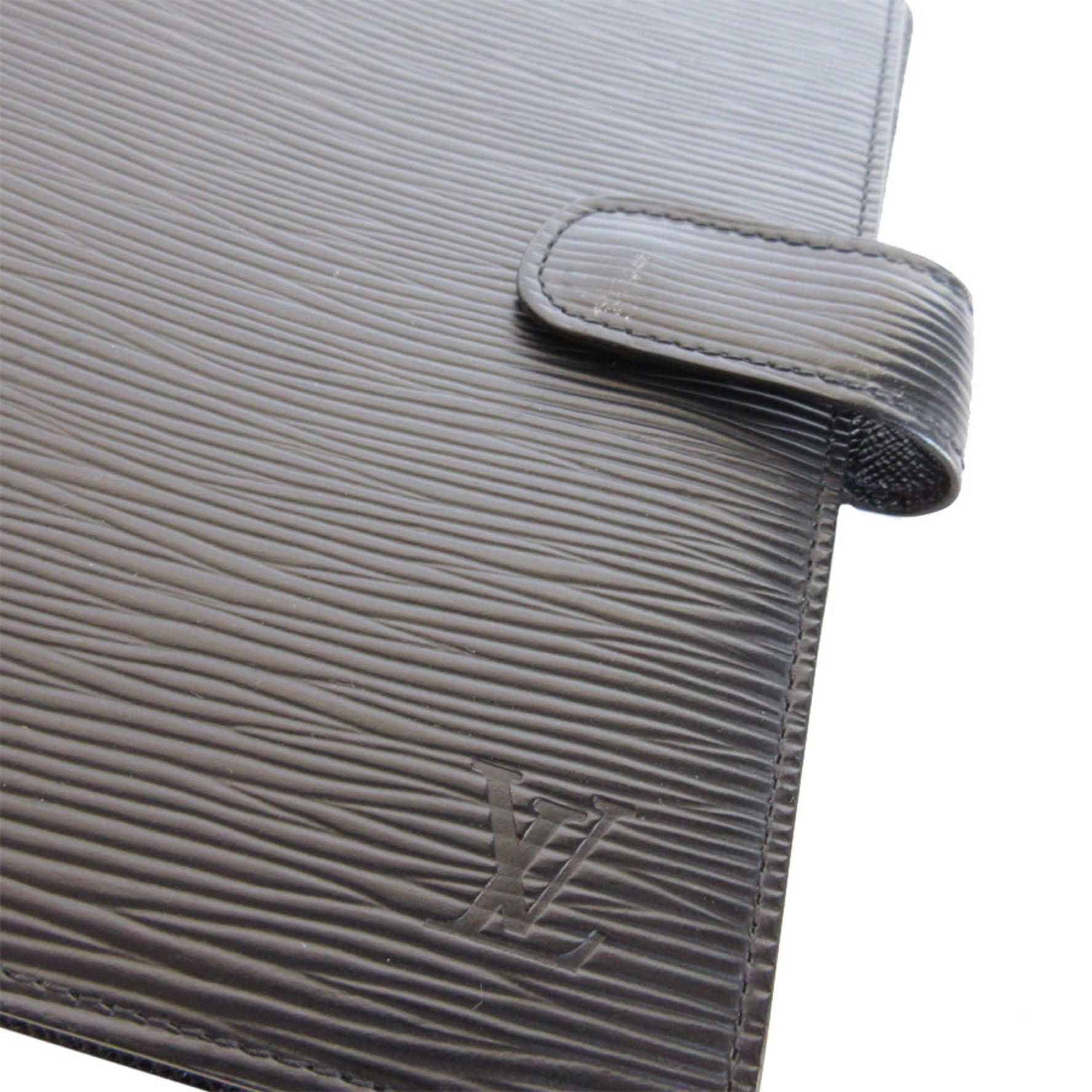 Louis Vuitton Epi Agenda MM Notebook Cover, Leather, Men's