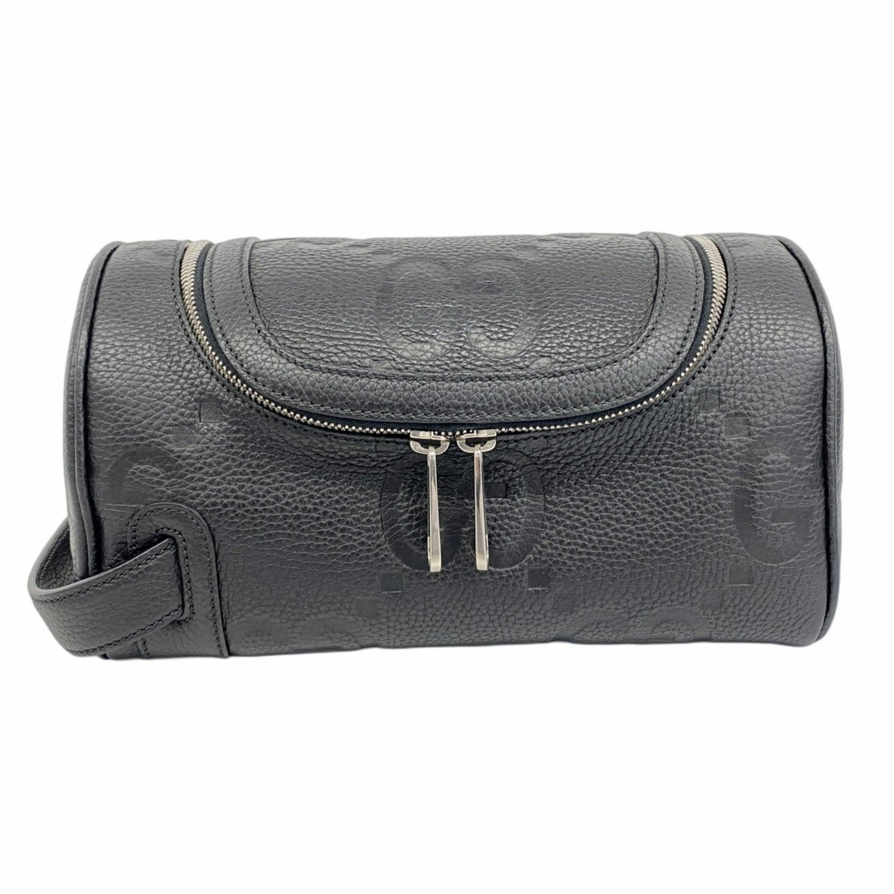 Gucci Jumbo GG Clutch Bag Leather Black Men's